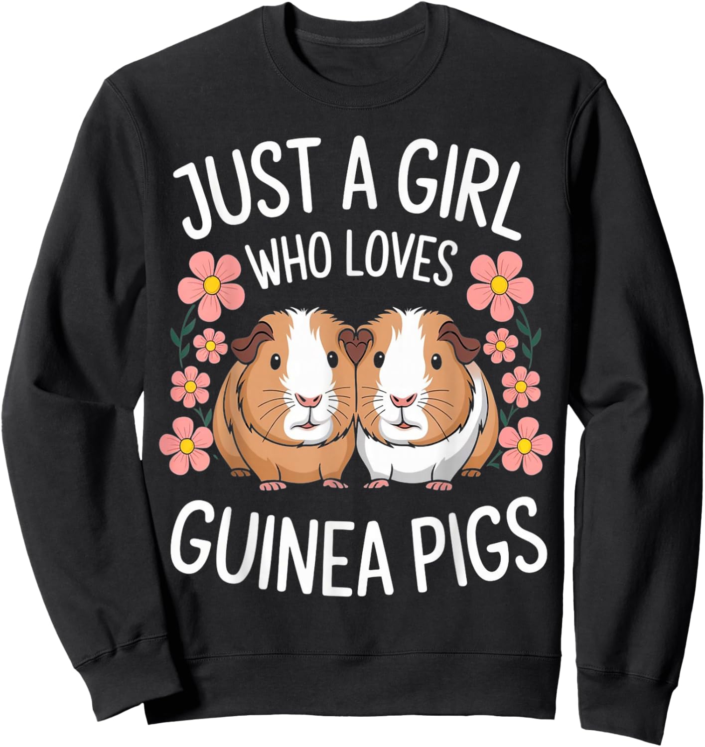 Guinea Pig For Girls Teenagers Guinea Pigs Adoption Sweatshirt - Sweatshirt | Black