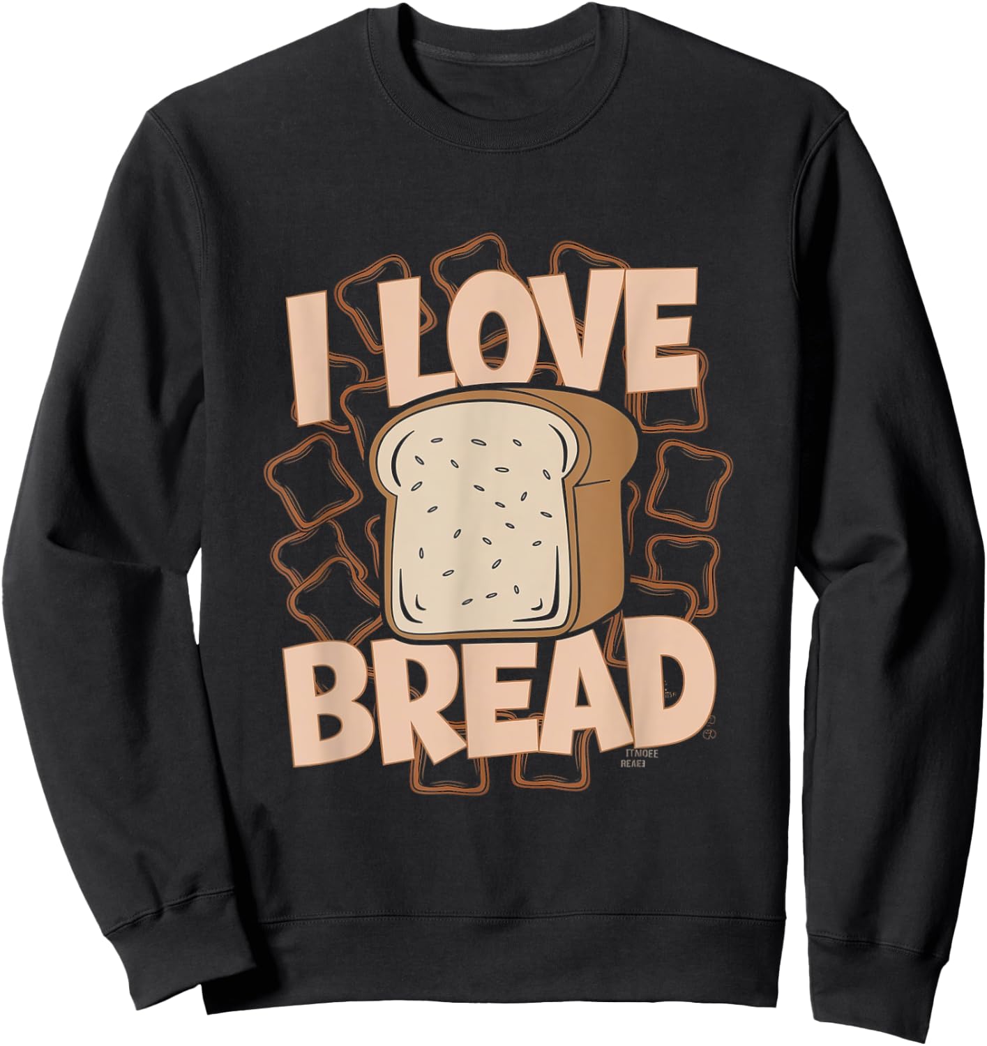 J'adore le pain Sweatshirt - Sweatshirt | Black