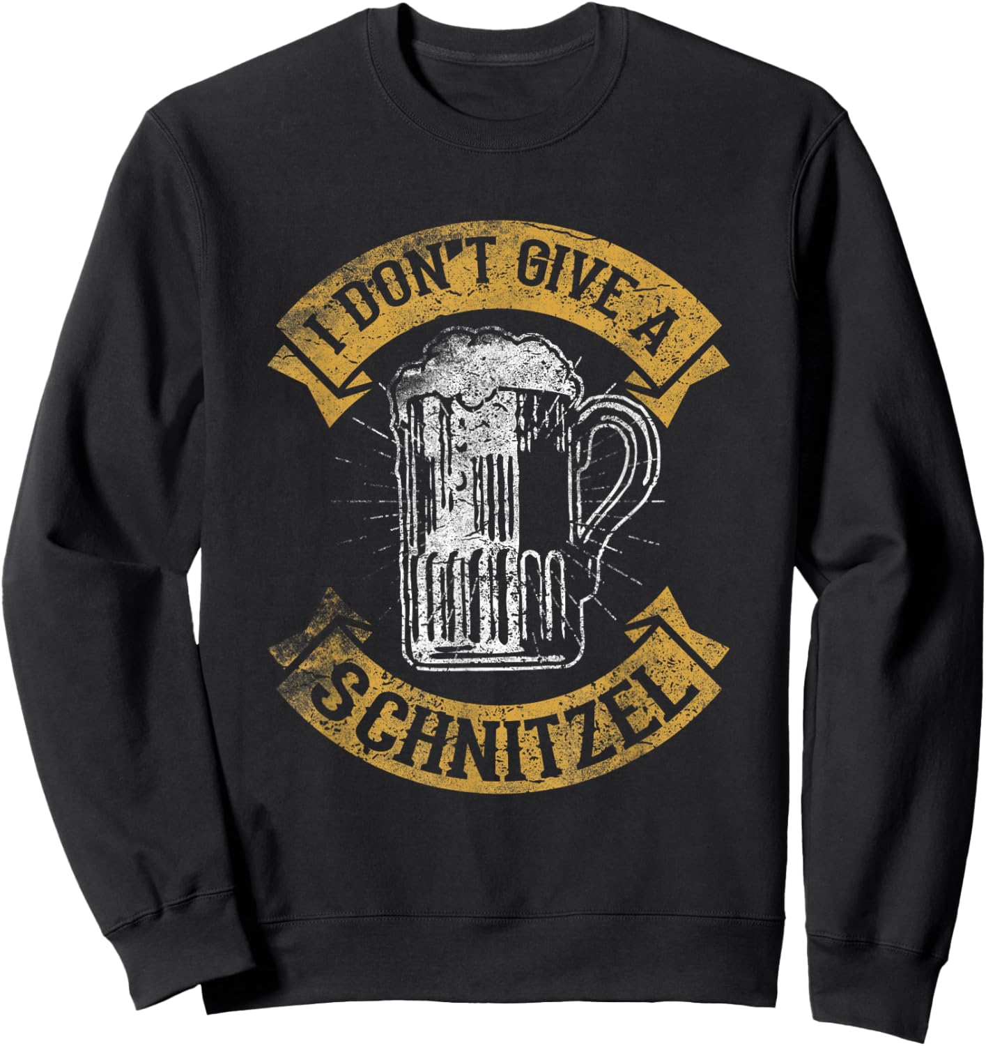 I Don't Give A Schnitzel Shirt for Oktoberfest Germany Sweatshirt - Sweatshirt | Black