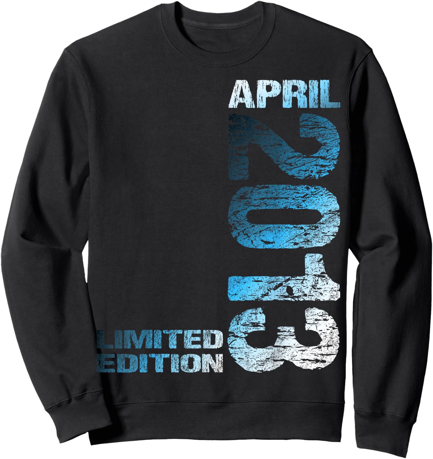 April 2013 Junge Mädchen 13. Geburtstag Limited Edition 13 Sweatshirt - Sweatshirt | Black