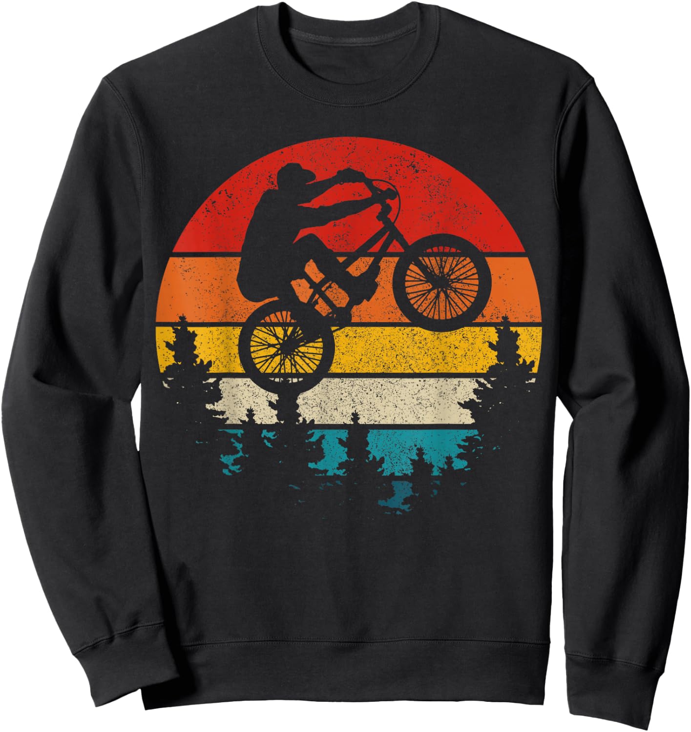 BMX Vintage Bike Bicycle BMXer Gift Sweatshirt - Sweatshirt | Black