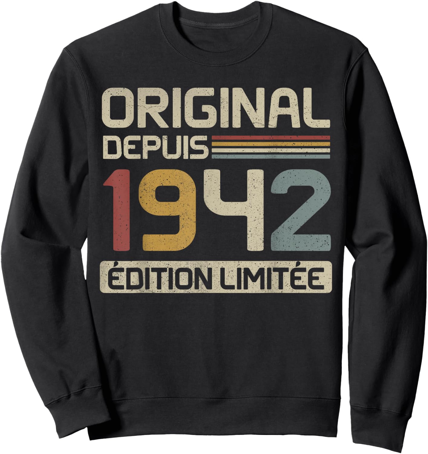 Original 1942 Birthday Gift 83 Years anniv 83 years , Black, S Sweatshirt - Sweatshirt | Black
