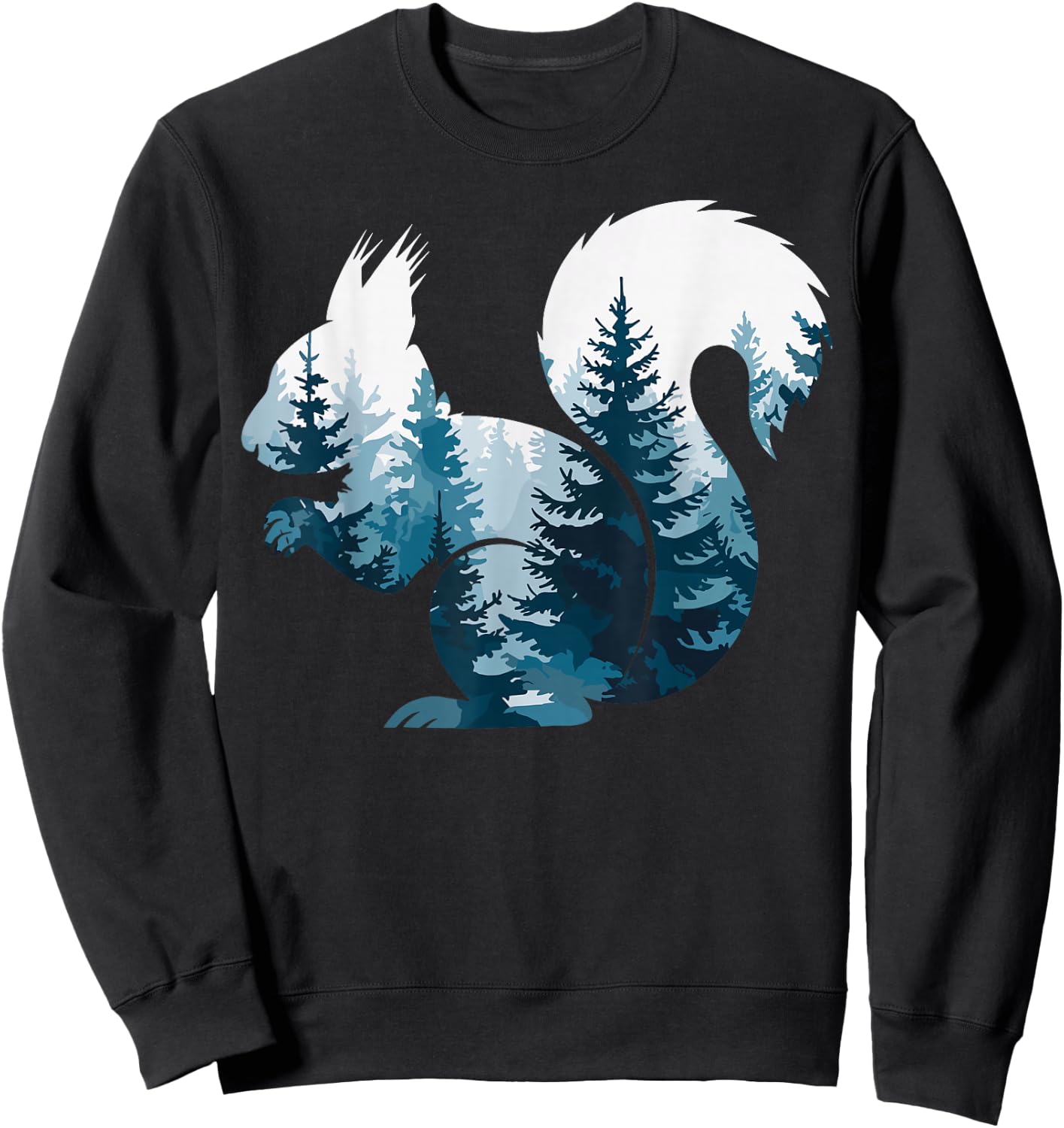 Funny Squirrel Sweatshirt - Sweatshirt | Black
