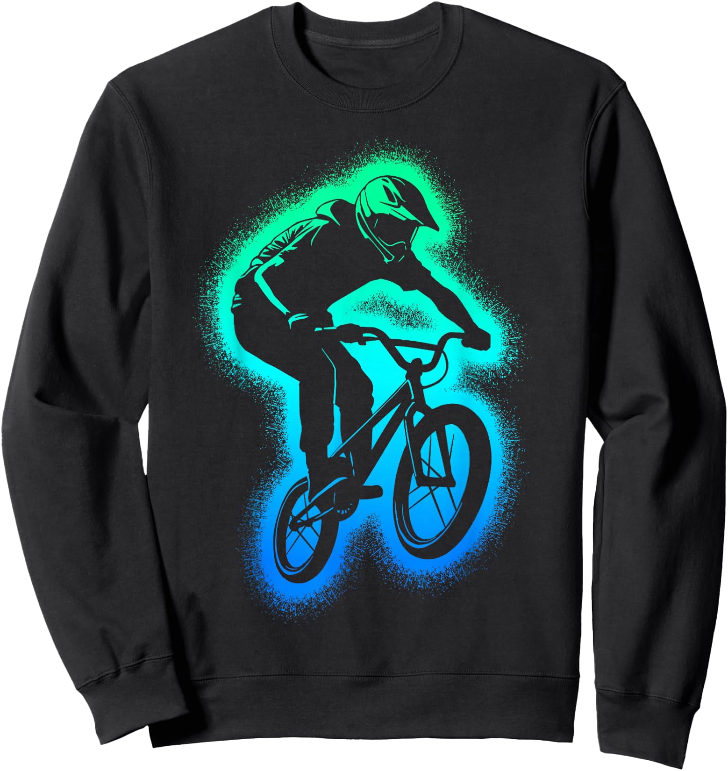 BMX Bike Stunt Men's Bicycle BMX Boys' , black Sweatshirt - Sweatshirt | Black