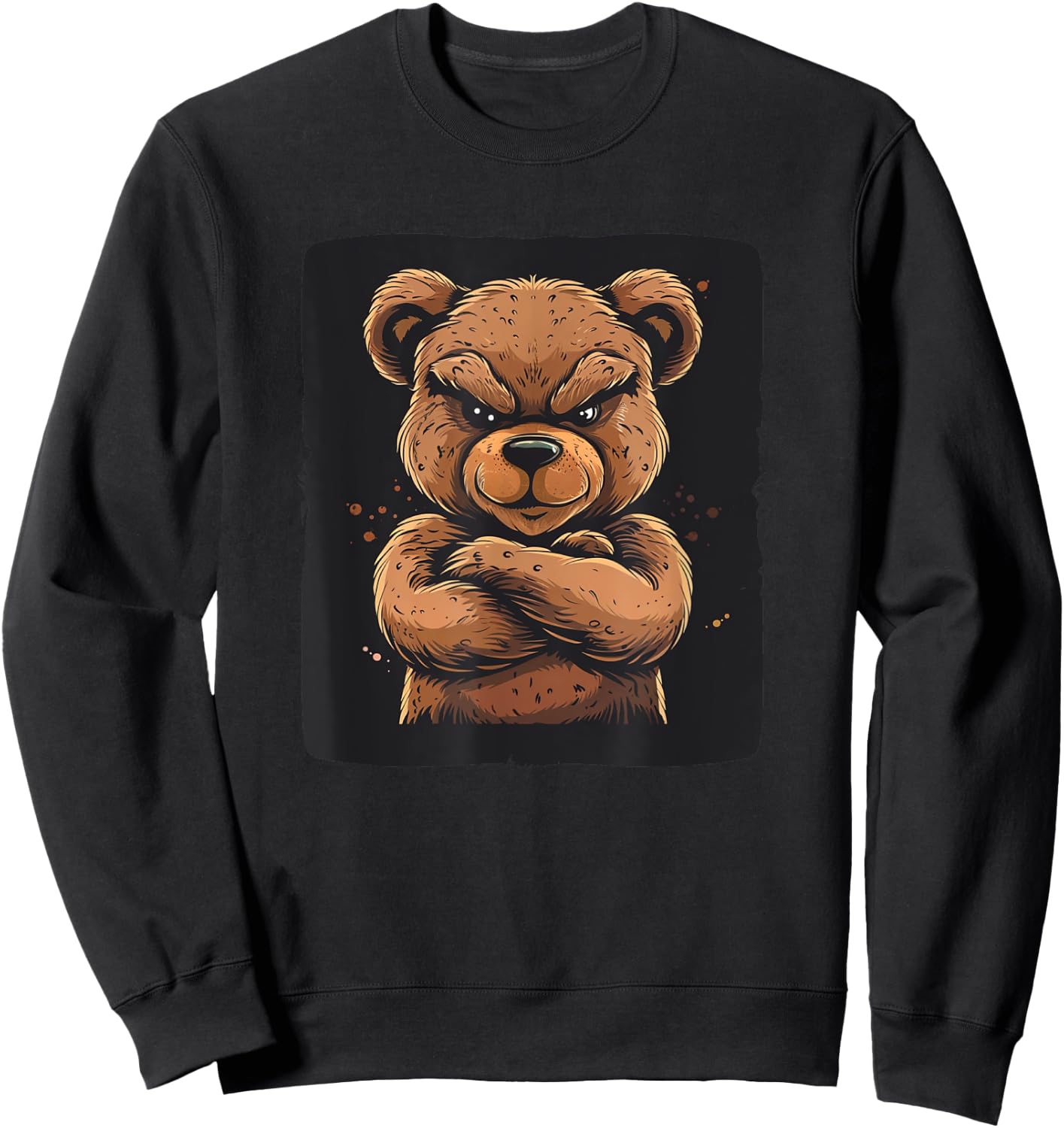 Furious Teddy Bear Costume for Boys and Girls Sweatshirt - Sweatshirt | Black