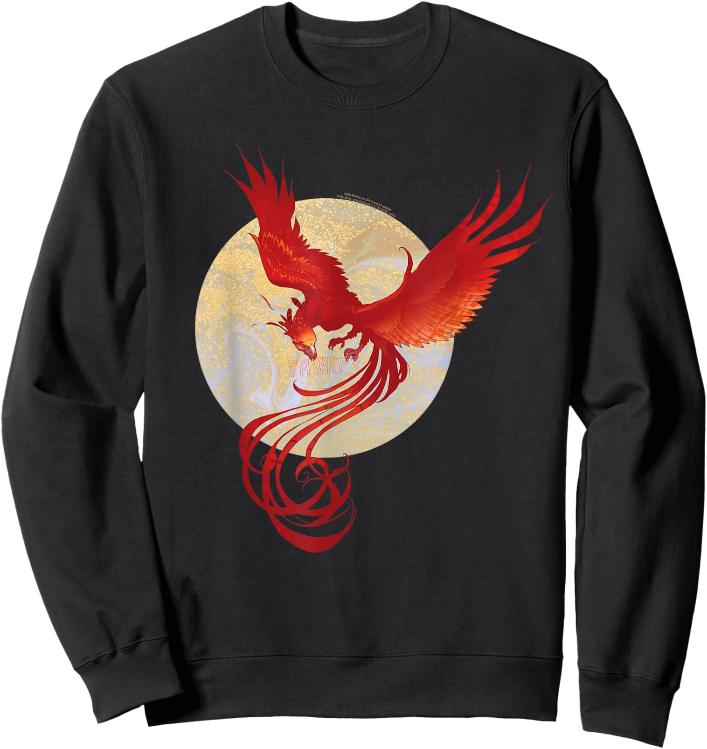 Harry Potter Fawkes Sweatshirt - Sweatshirt | Black