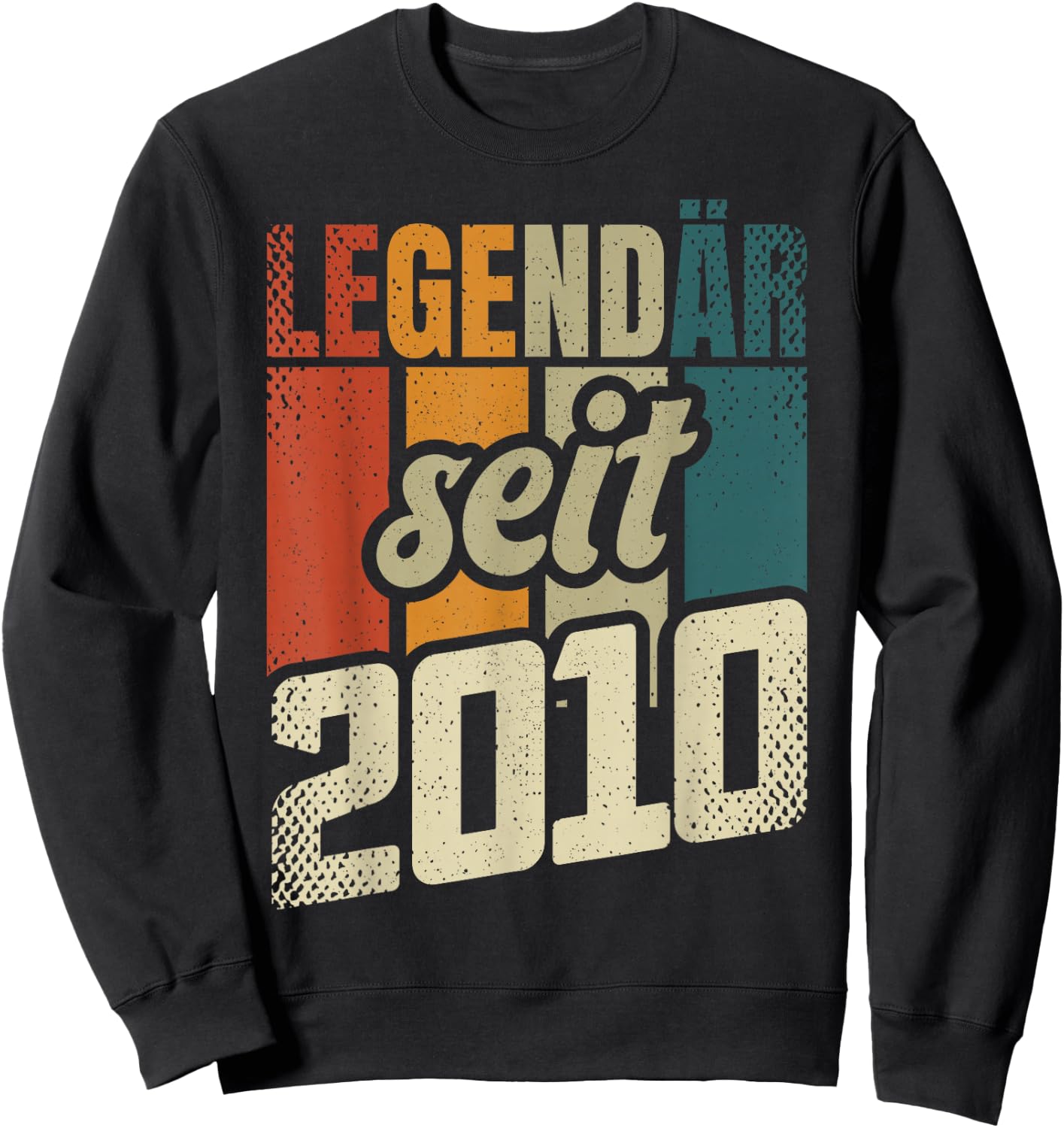14th Birthday Boy Girl 14 Years 2010 Funny Gift , black Sweatshirt - Sweatshirt | Black