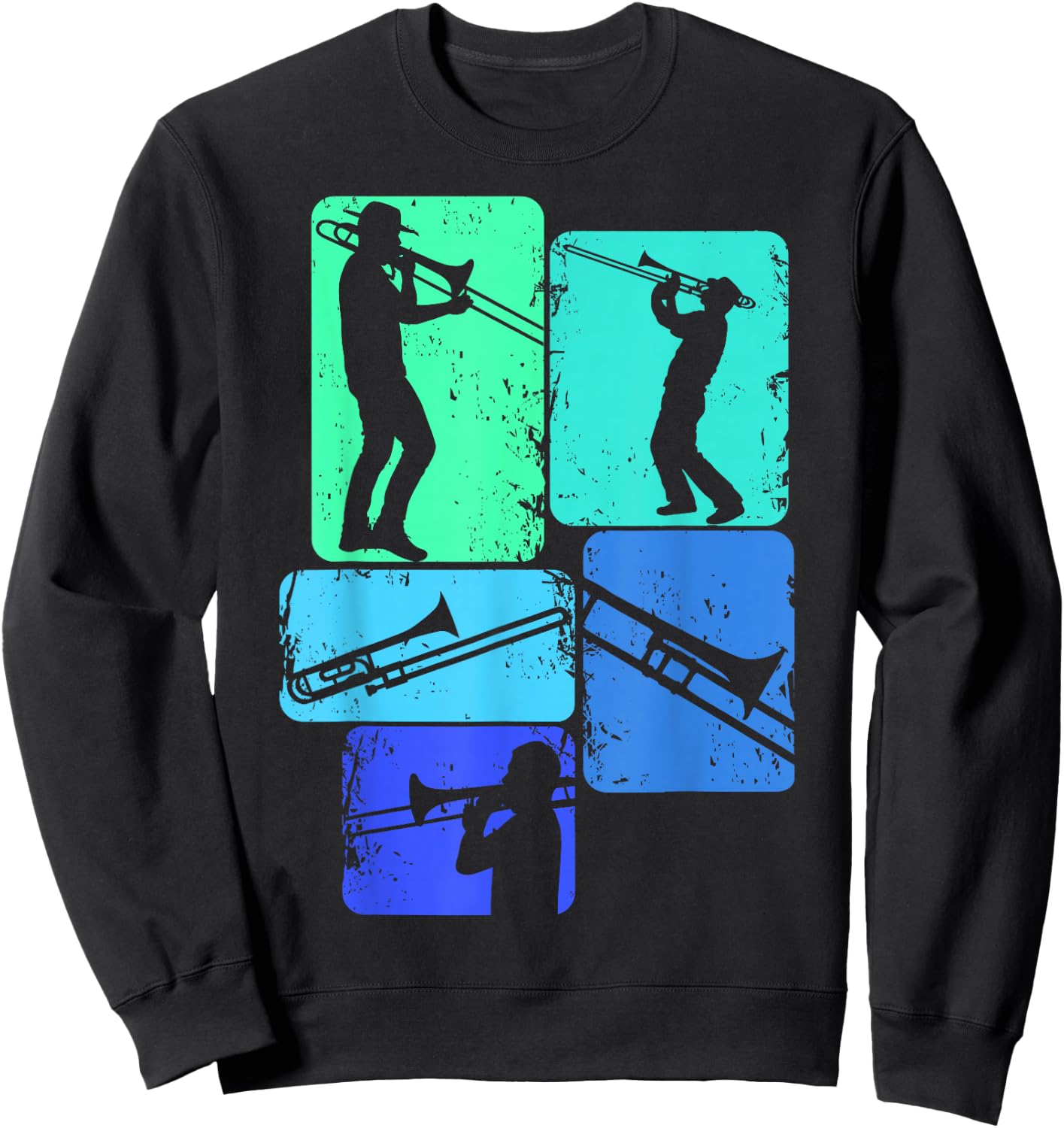 Posaune Posaunist Herren Kind Sweatshirt - Sweatshirt | Black