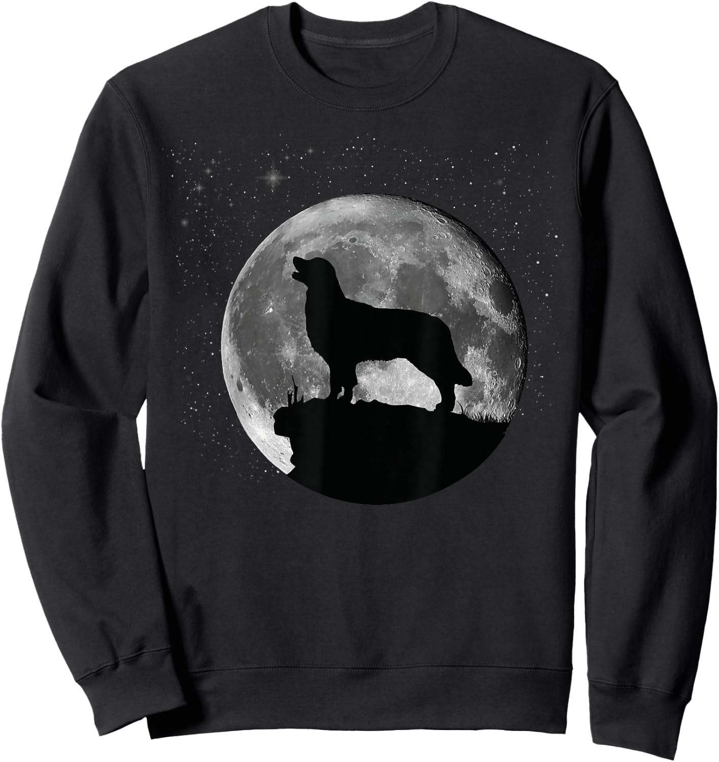 Golden Retriever Dog Men Women Kids Sweatshirt - Sweatshirt | Black