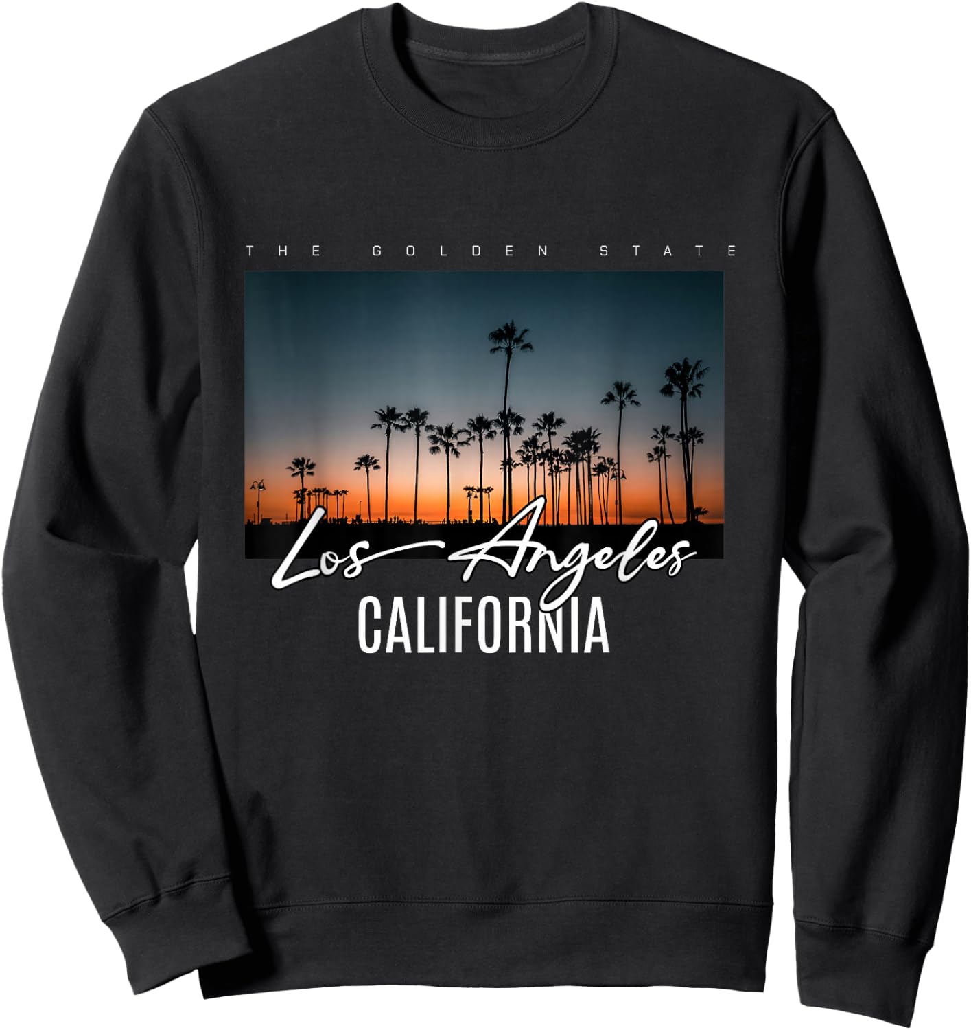 Los Angeles - The Golden State Sweatshirt - Sweatshirt | Black