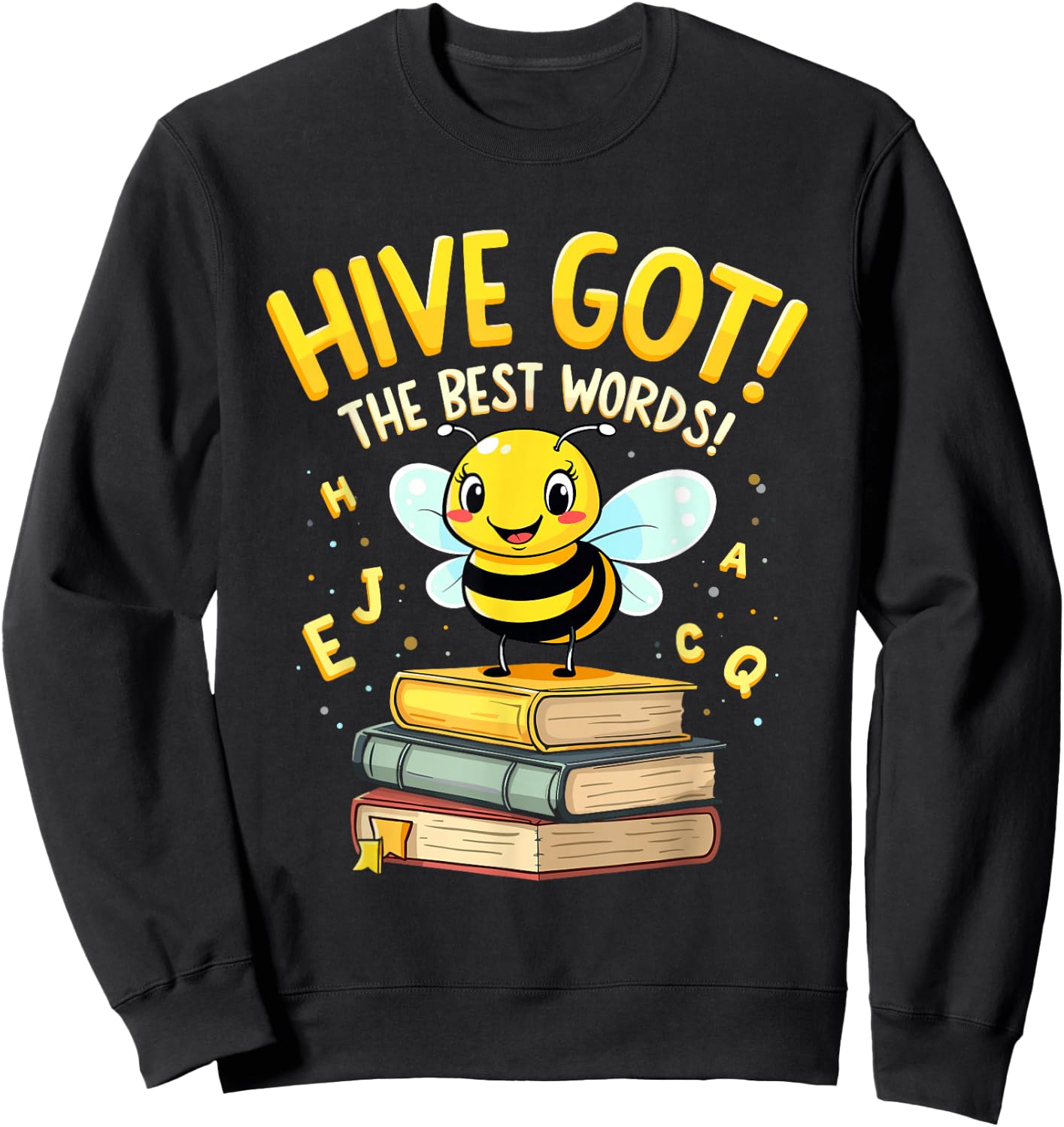 Spelling Bee Humor Spelling Champion Word Nerd Spelling Sweatshirt - Sweatshirt | Black