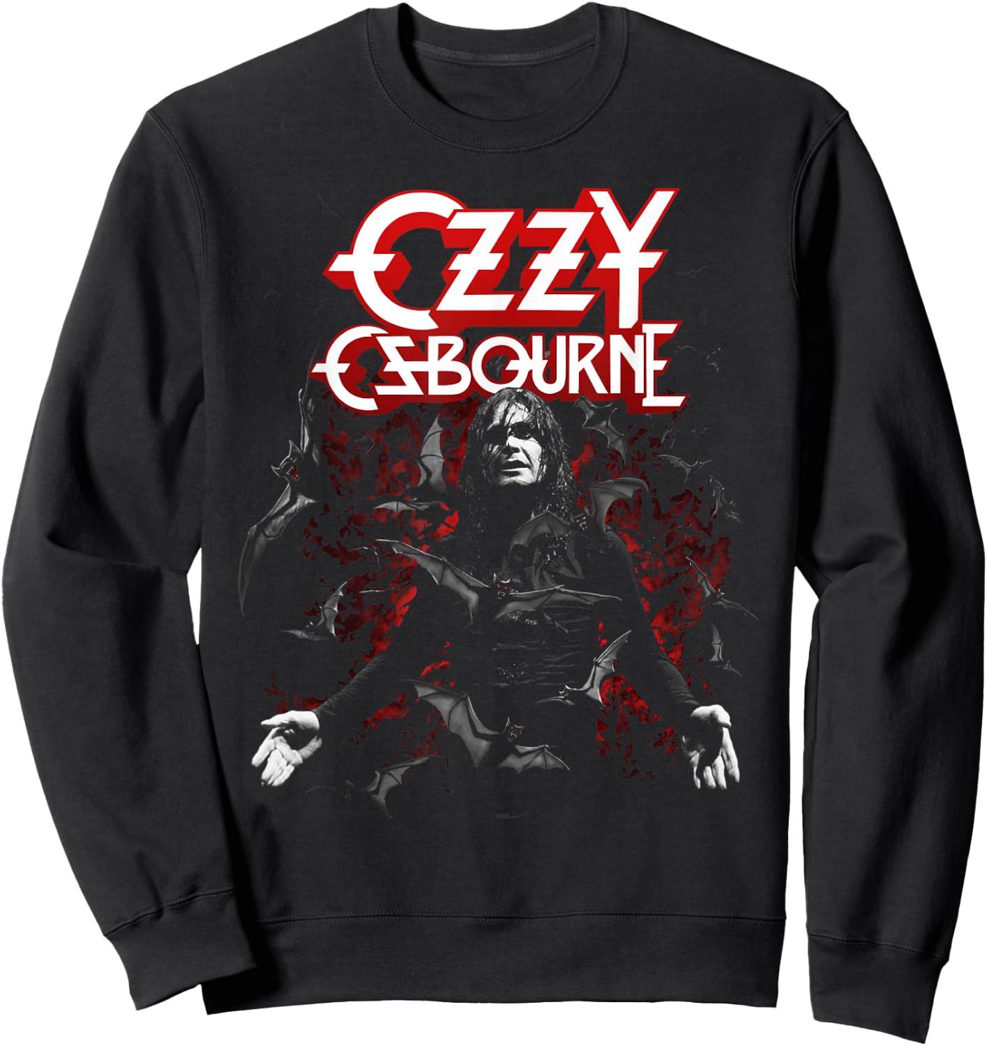 Ozzy Osbourne Bats Sweatshirt - Sweatshirt | Black