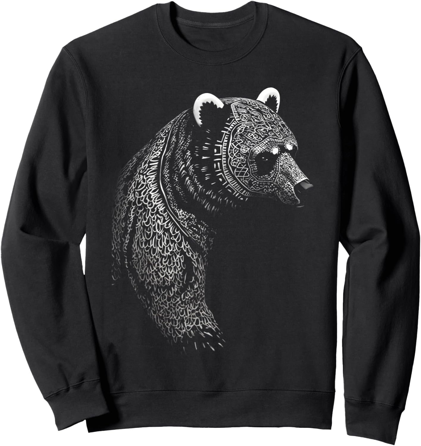 Berserker Bear Warrior Odin Norse Mythology Vikings Sweatshirt - Sweatshirt | Black