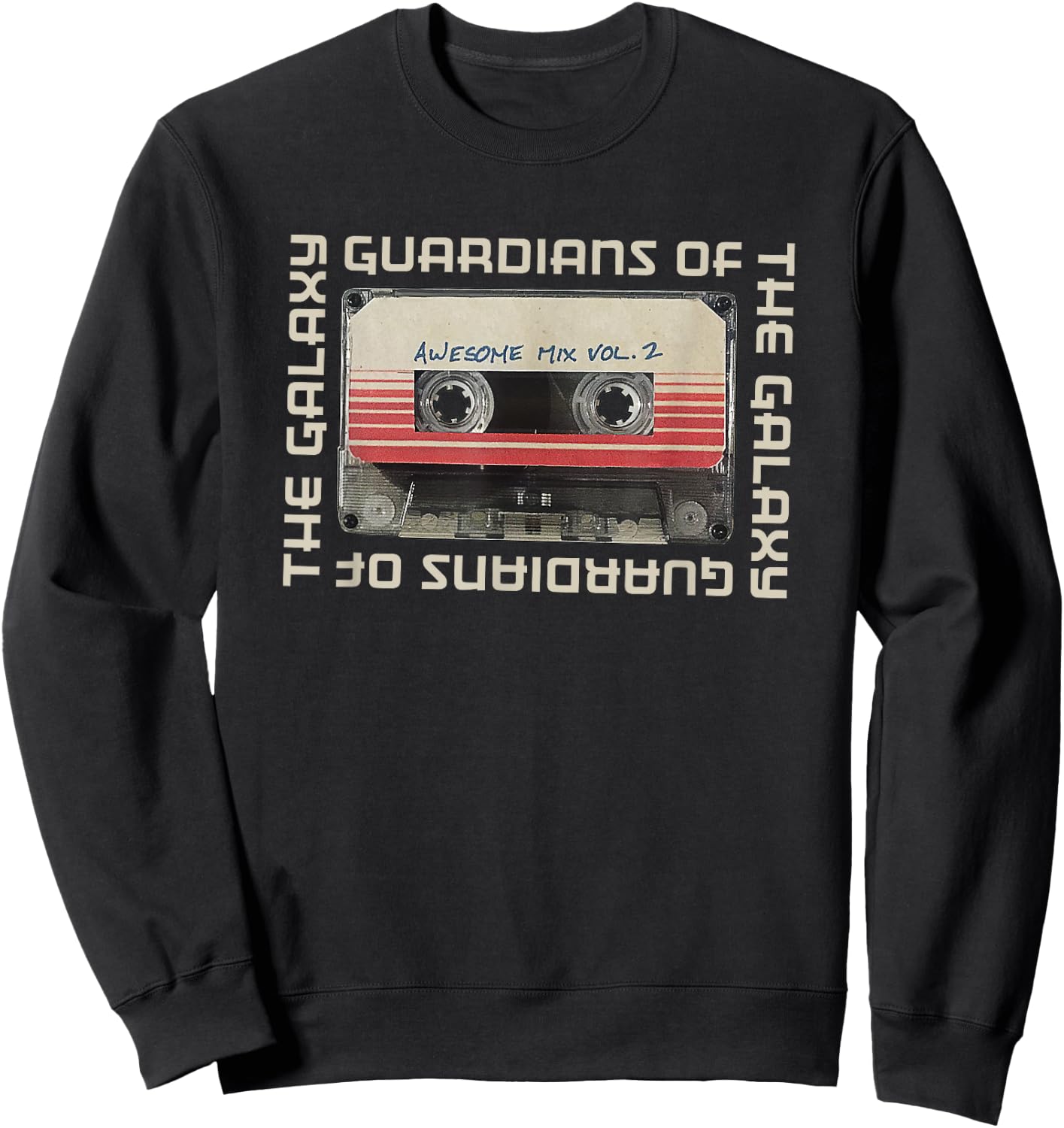 Guardians Of The Galaxy Vol.2 Cassette , black Sweatshirt - Sweatshirt | Black