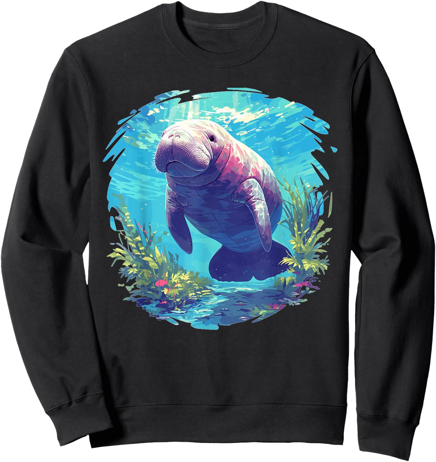 Manatees Manatee Sweatshirt - Sweatshirt | Black