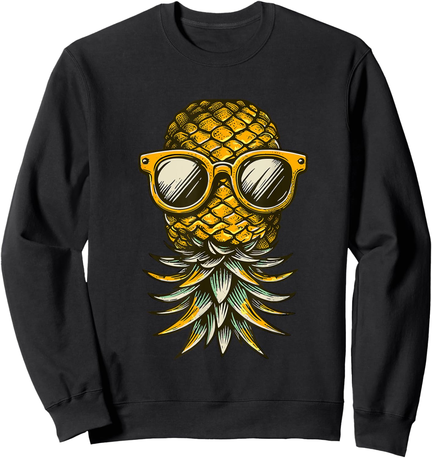 Swinger Umgedrehte Ananas Sweatshirt - Sweatshirt | Black