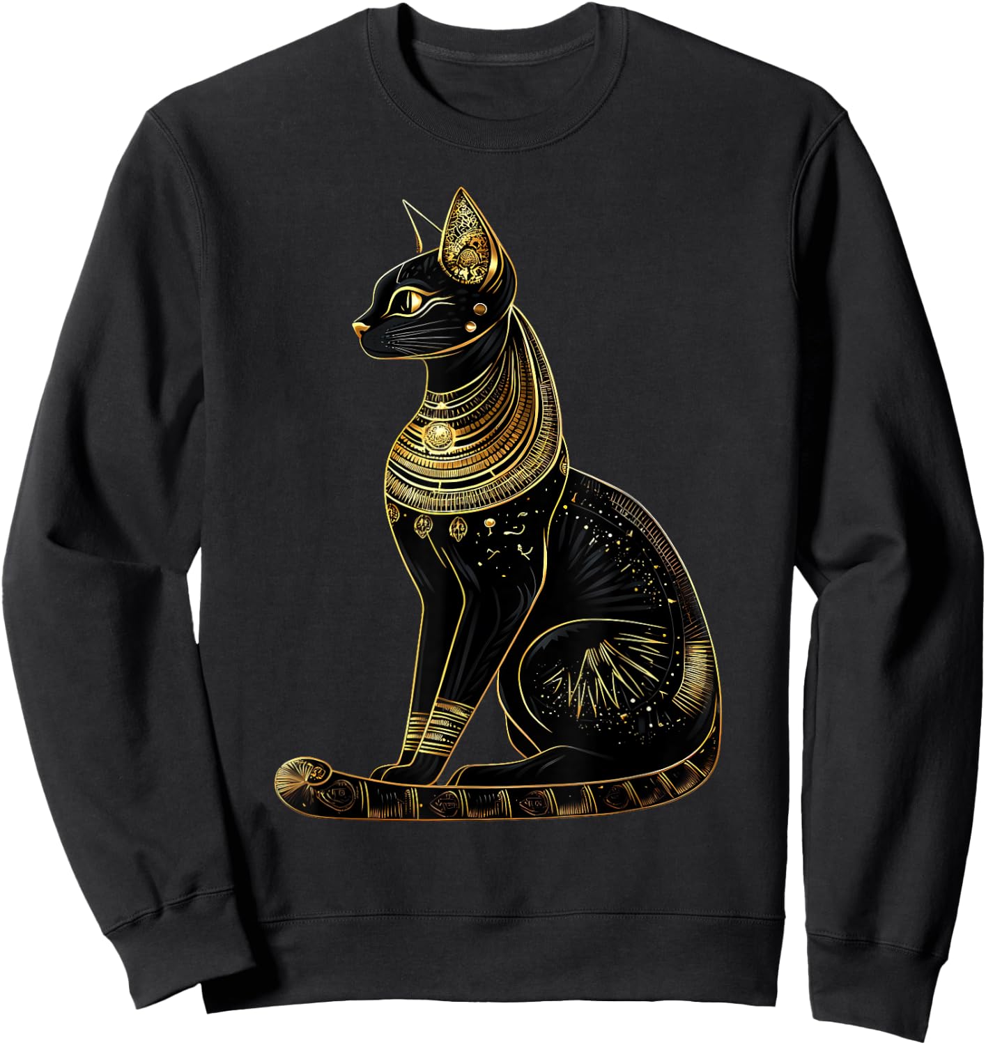 Égypte ancienne Bastet Cat Egypte Mythologie égyptologie égyptienne Sweatshirt - Sweatshirt | Black