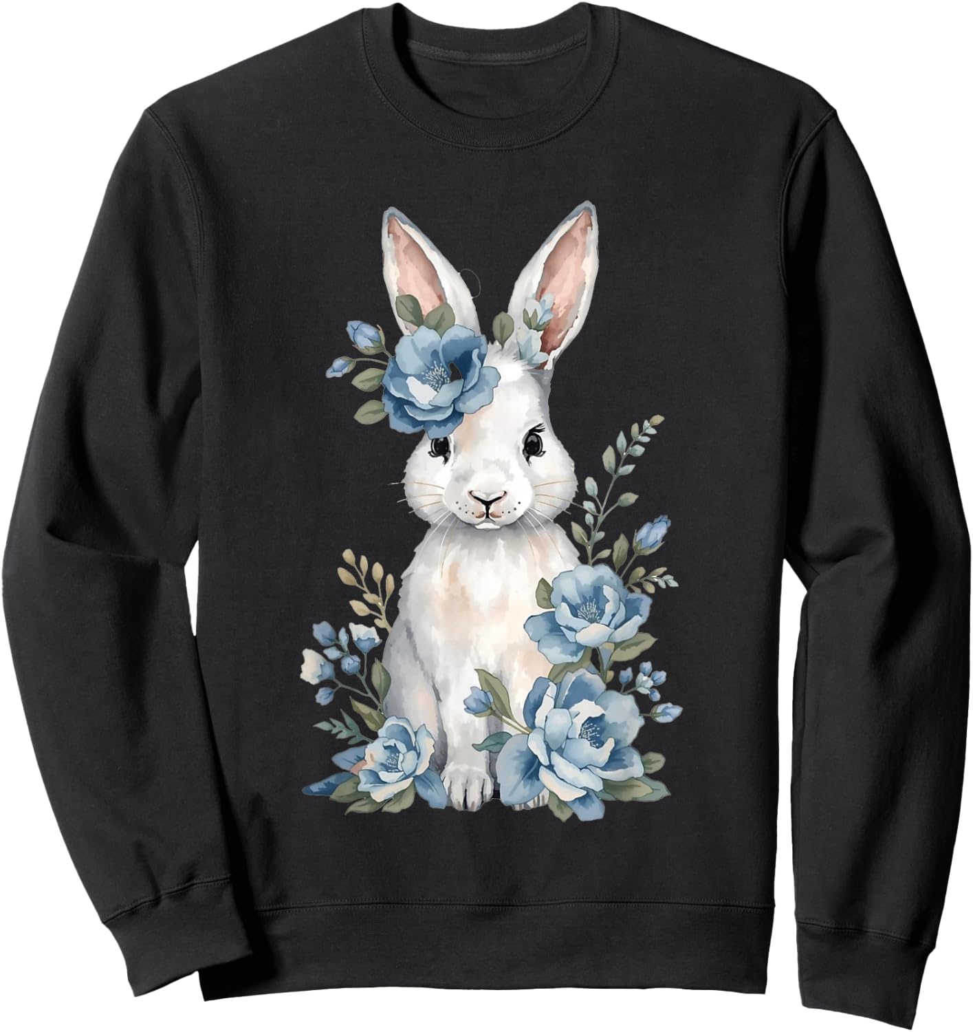 Kaninchen, Hasenohren, Osterhasen Kostüm, Osterdeko, Ostern Sweatshirt - Sweatshirt | Black