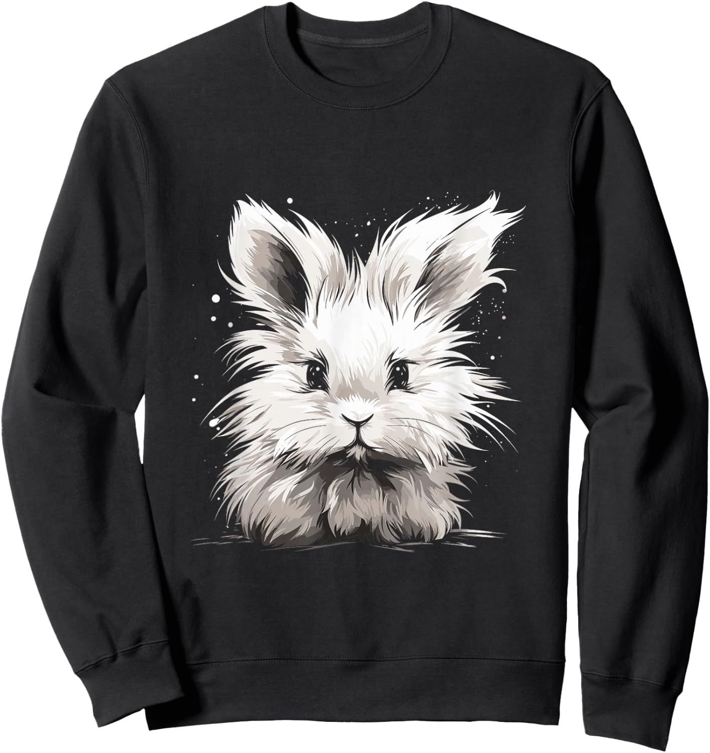 Angora Rabbits Owners Furry Rabbit Sweatshirt - Sweatshirt | Black