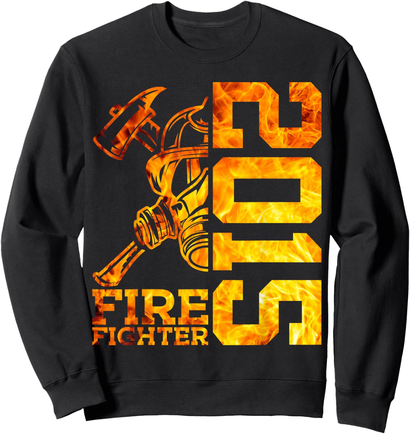 Fire Fighter 2015 11 Jahre Feuerwehr 11. Geburtstag Sweatshirt - Sweatshirt | Black