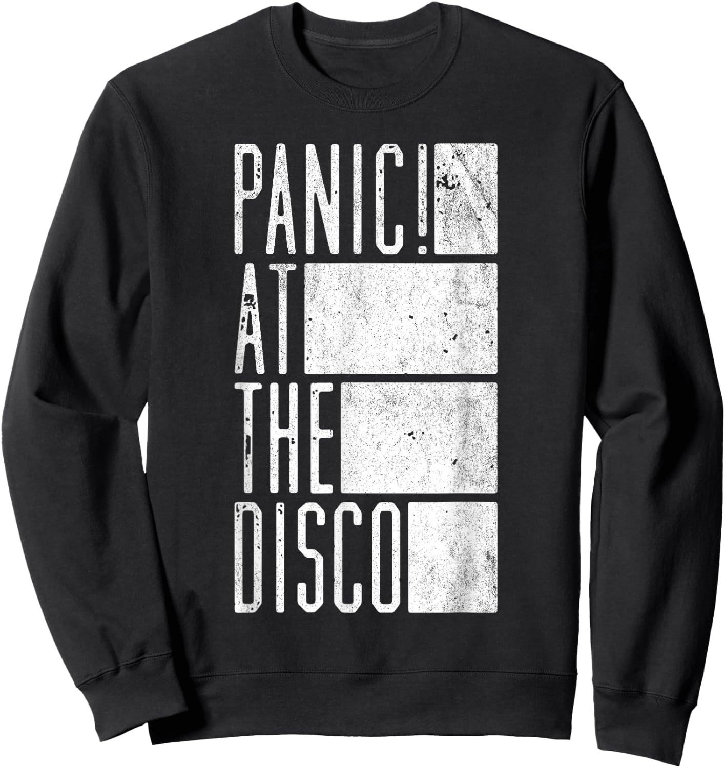Panic! At The Disco - White Bars Sweatshirt - Sweatshirt | Black