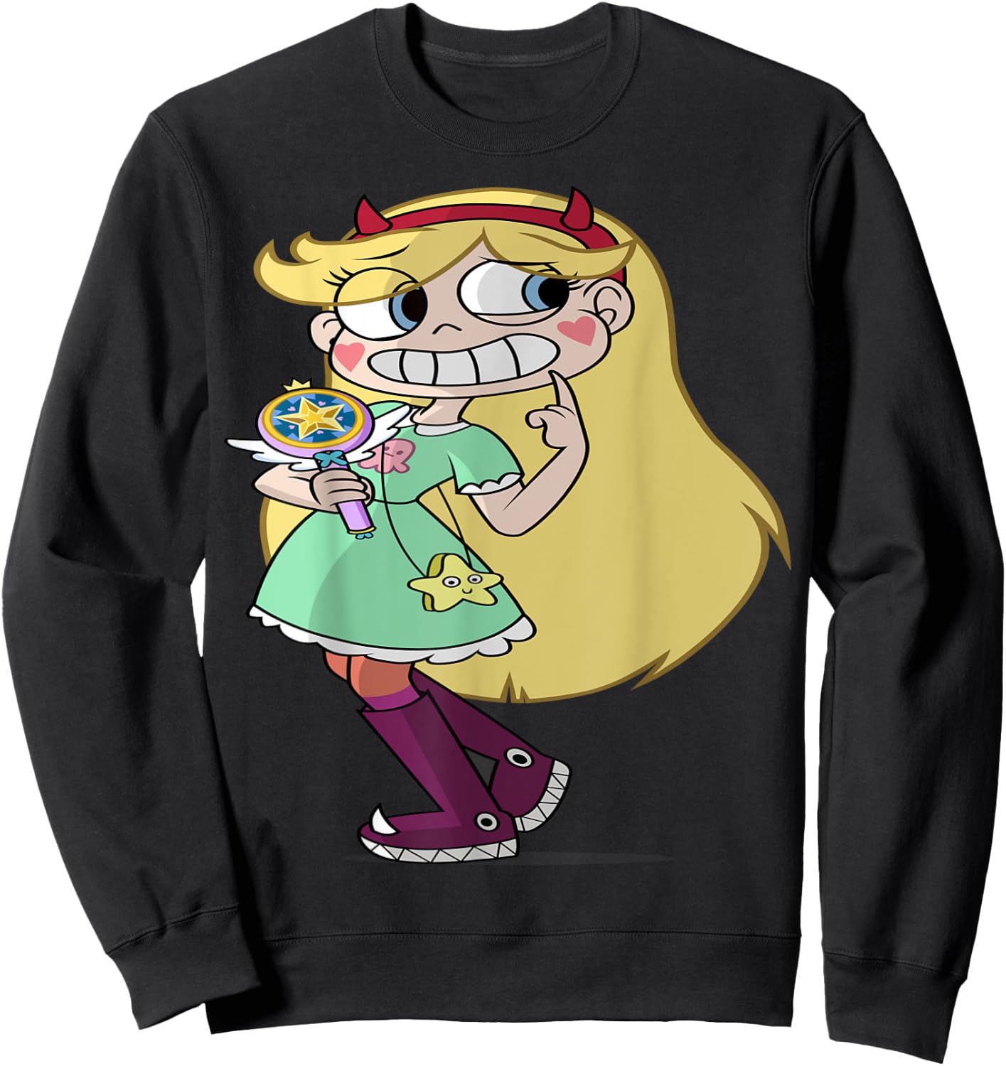 Star vs The Forces of Evil Shirts Sweatshirt - Sweatshirt | Black