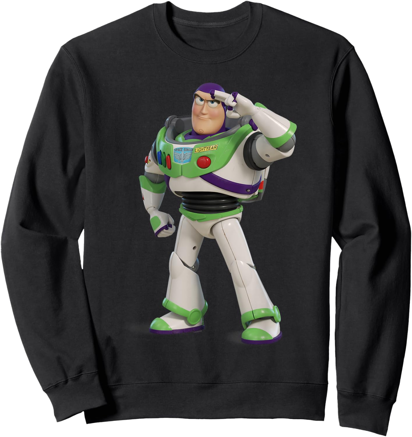 Toy Story Buzz Lightyear Standing Sweatshirt - Sweatshirt | Black