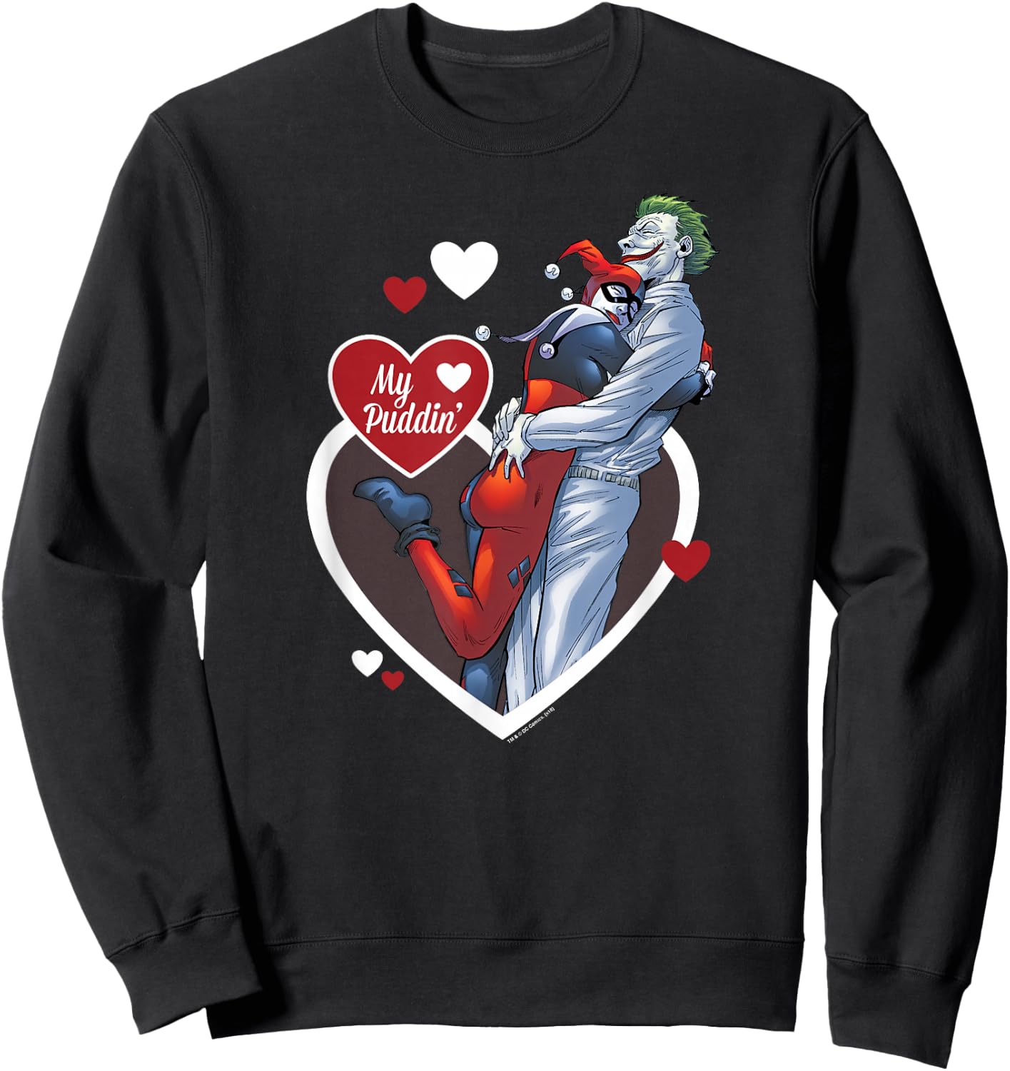 Batman Harley Quinn Joker My Puddin' Sweatshirt - Sweatshirt | Black