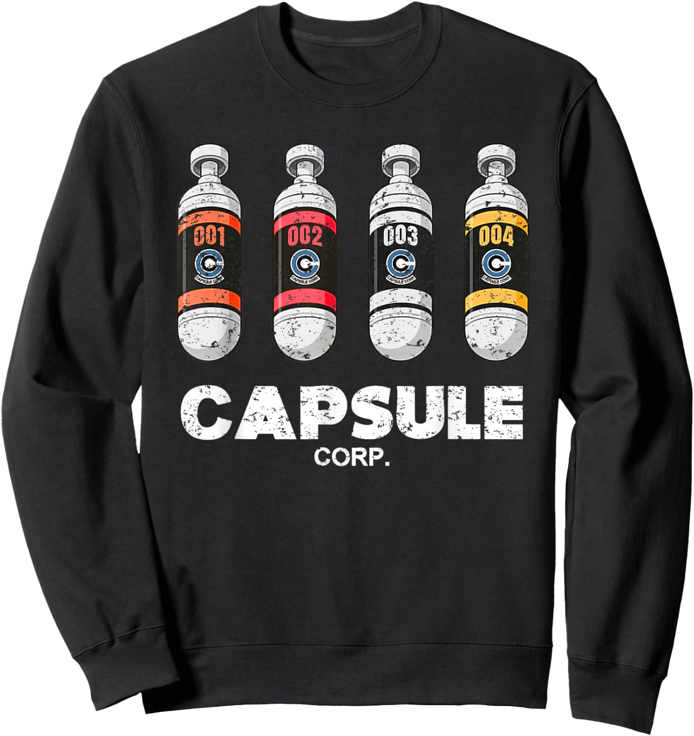 Capsule Corp for Geek and Otaku fan of Anime and Manga 90s , Black, S Sweatshirt - Sweatshirt | Black