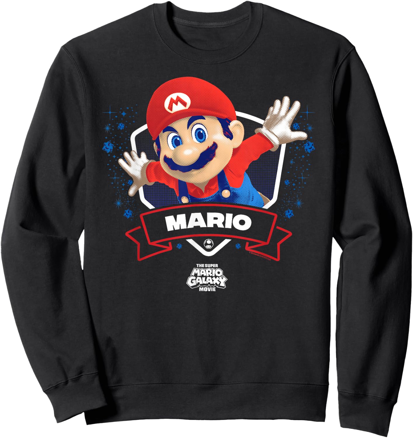 The Super Mario Galaxy Movie Mario Champion Sweatshirt - Sweatshirt | Black