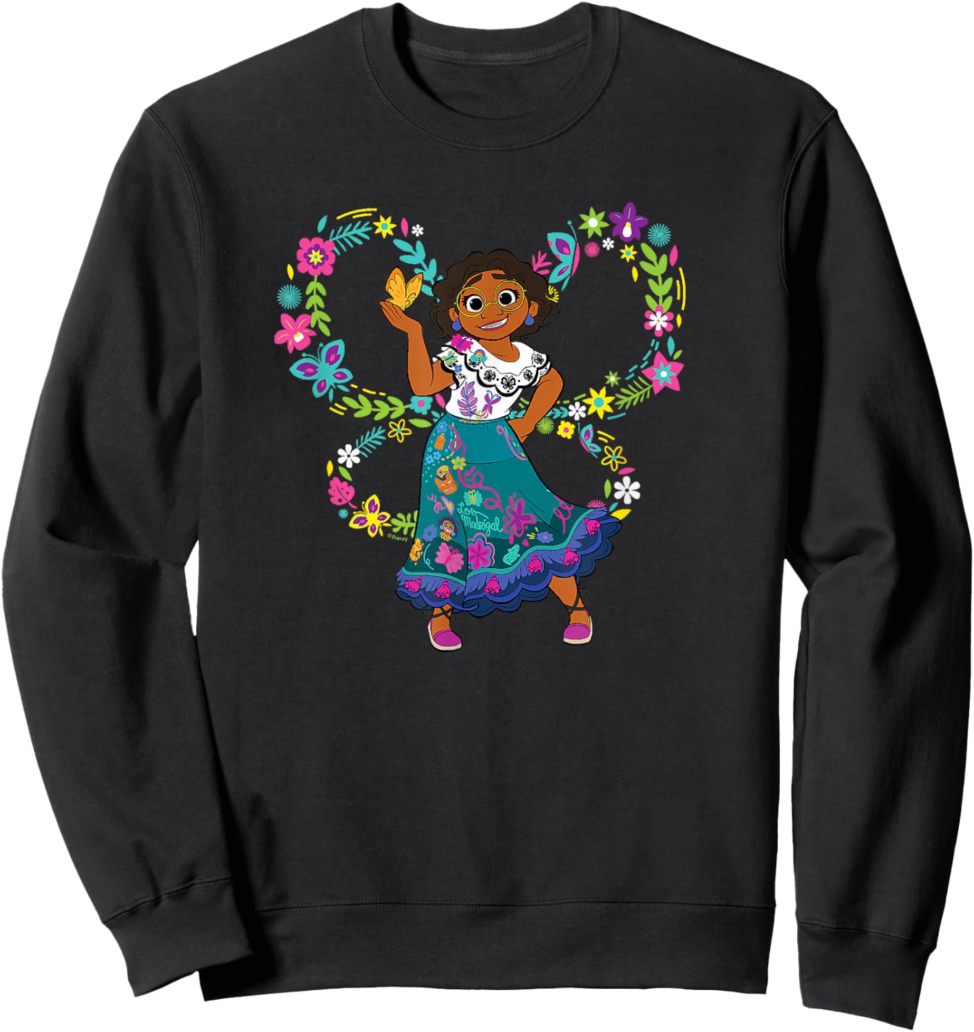 Encanto - Mirabel Butterfly Wings Sweatshirt - Sweatshirt | Black