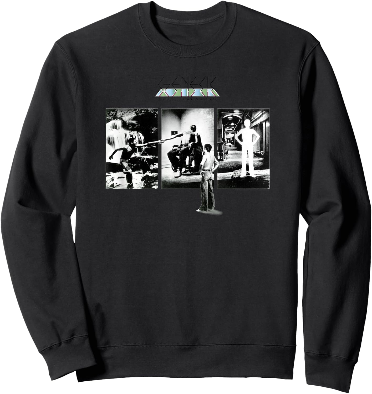Genesis Das Lamm liegt am Broadway Sweatshirt - Sweatshirt | Black