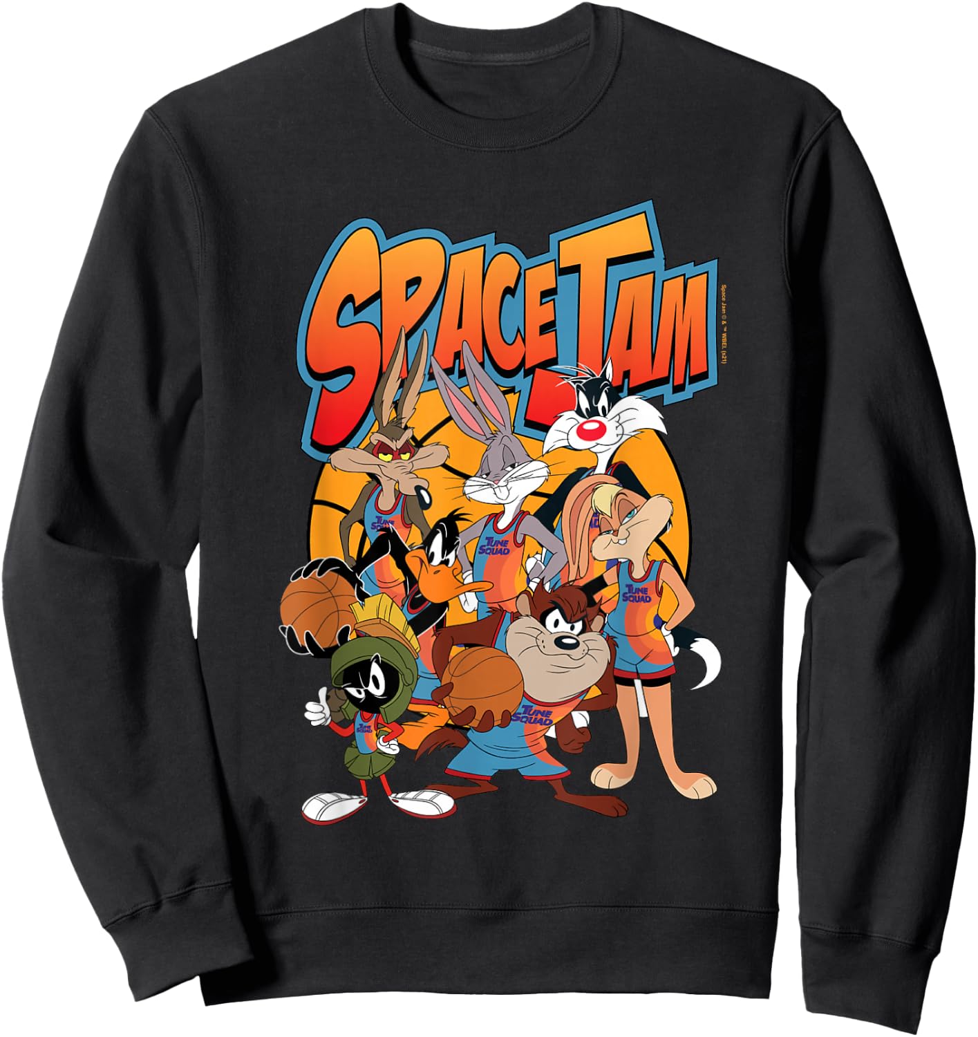 Space Jam Characters Sweatshirt - Sweatshirt | Black