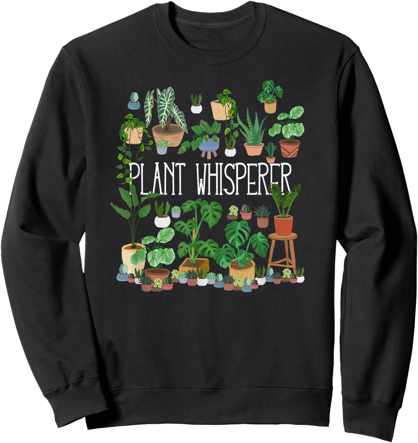 Plant Whisperer Sweatshirt - Sweatshirt | Black