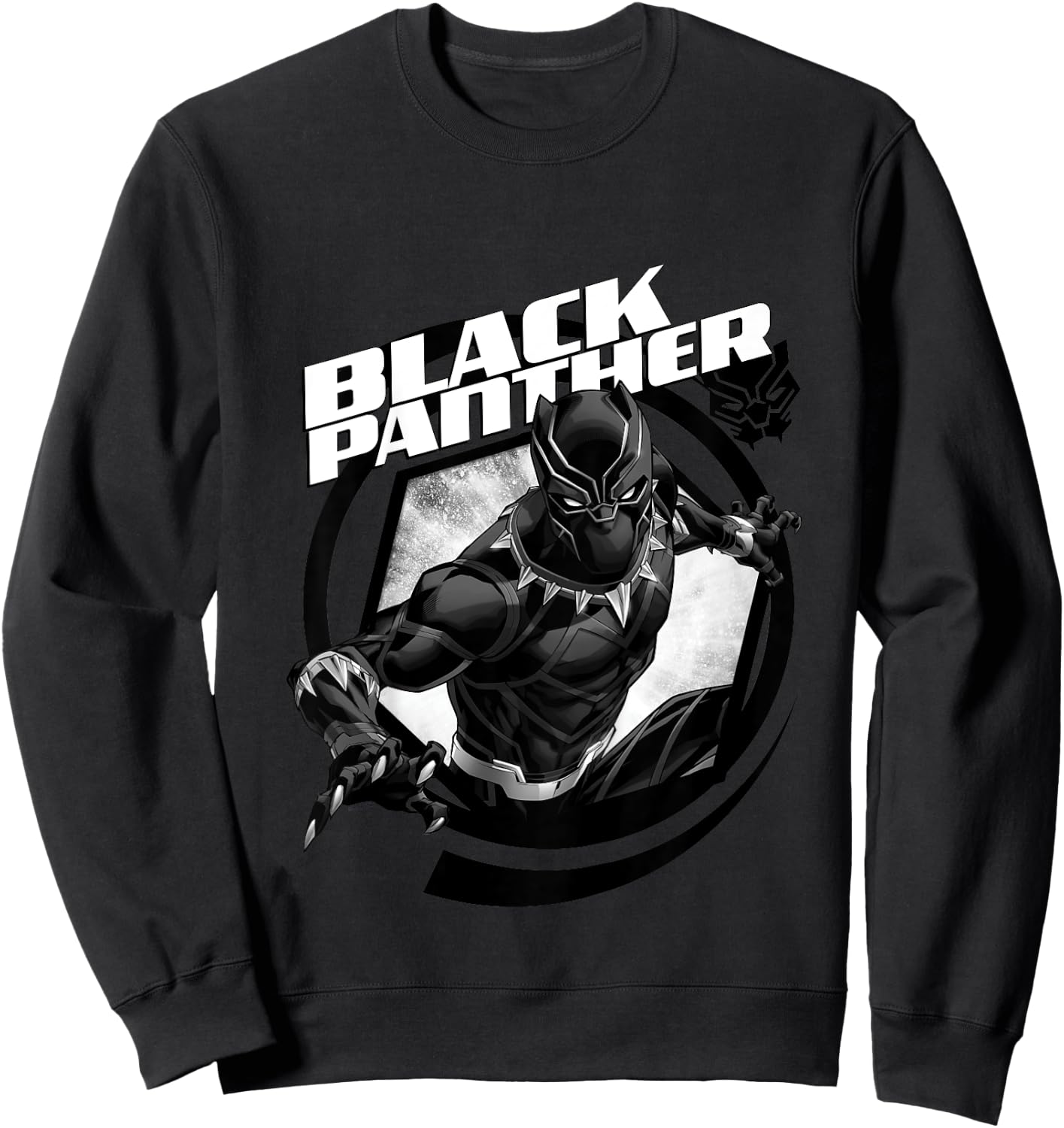 Kids Avengers Black Panther Hexagon , Black, 2 Sweatshirt - Sweatshirt | Black