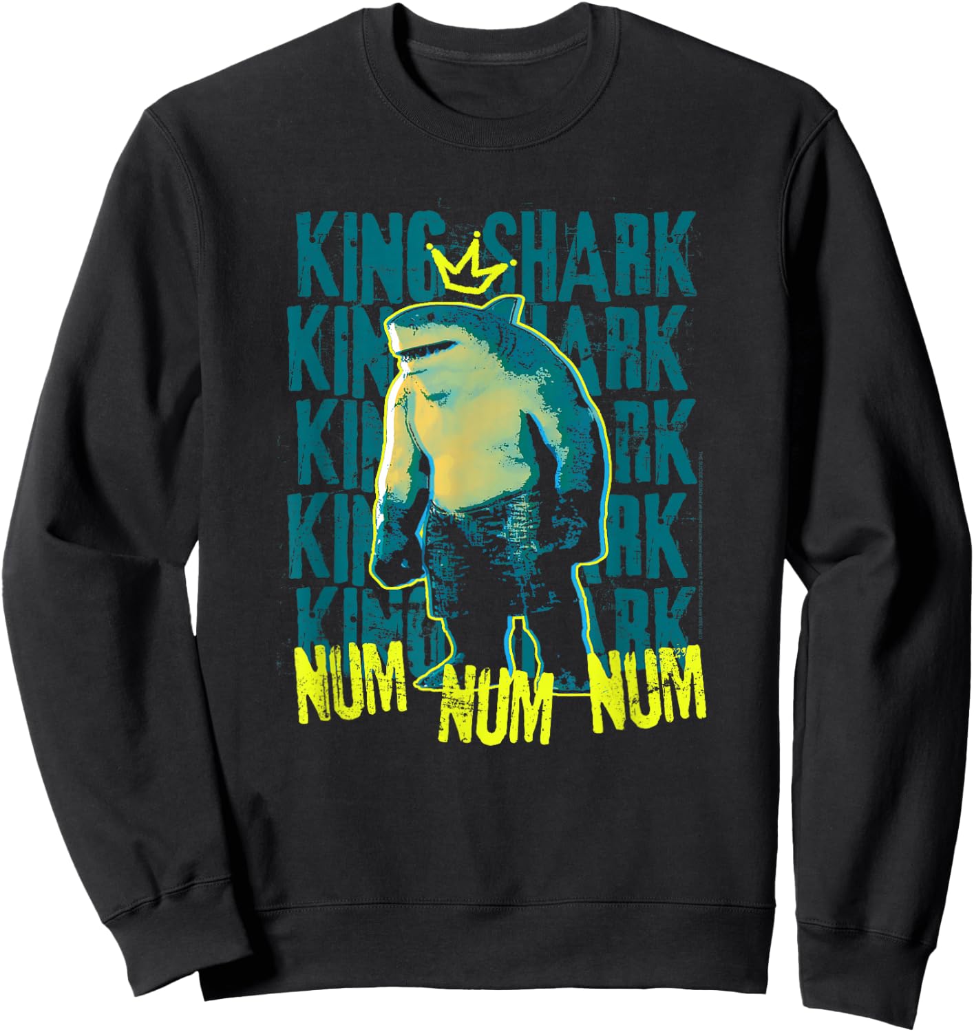 Suicide Squad King Shark Hero Num Num Sweatshirt - Sweatshirt | Black