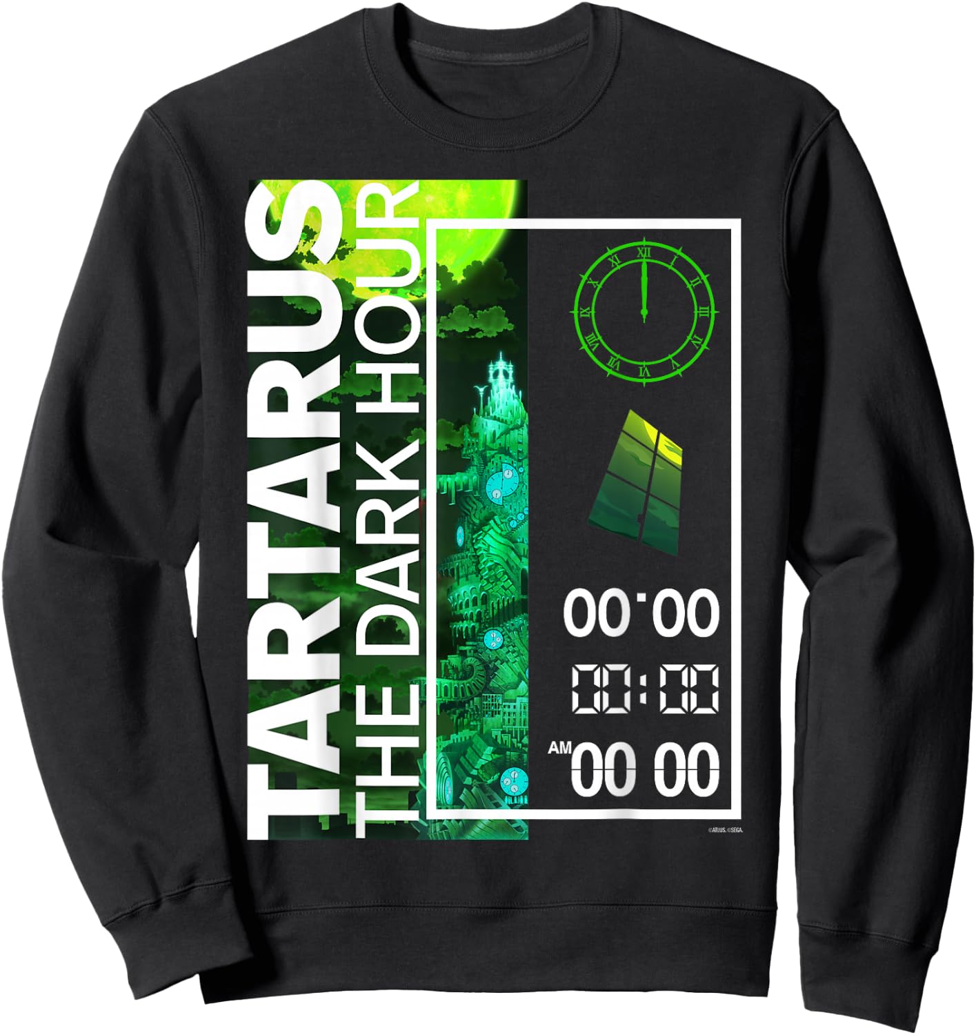 ATLUS Persona 3 Reload: Tartarus Dark Hour Sweatshirt - Sweatshirt | Black