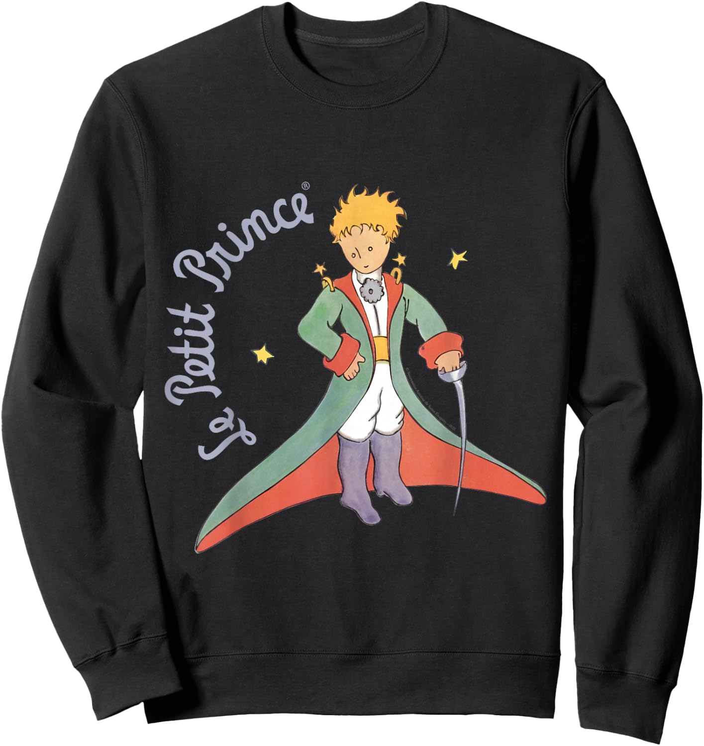 Le Petit Prince Classic Art Stars Adventure Sweatshirt - Sweatshirt | Black