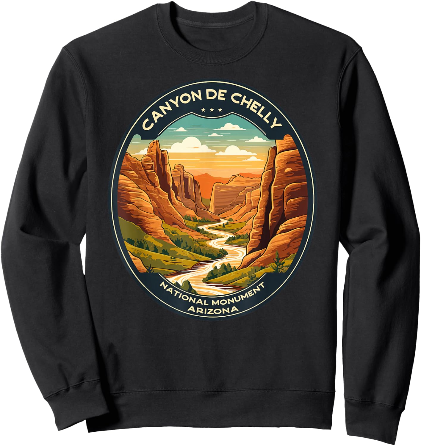 Canyon de Chelly National Monument Arizona Sweatshirt - Sweatshirt | Black