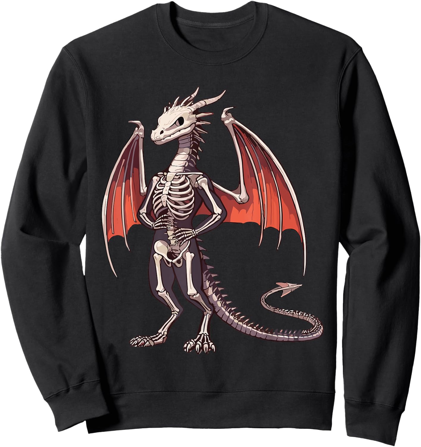 X-ray Dragon Body Anatomy Radiography Skeleton Sweatshirt - Sweatshirt | Black