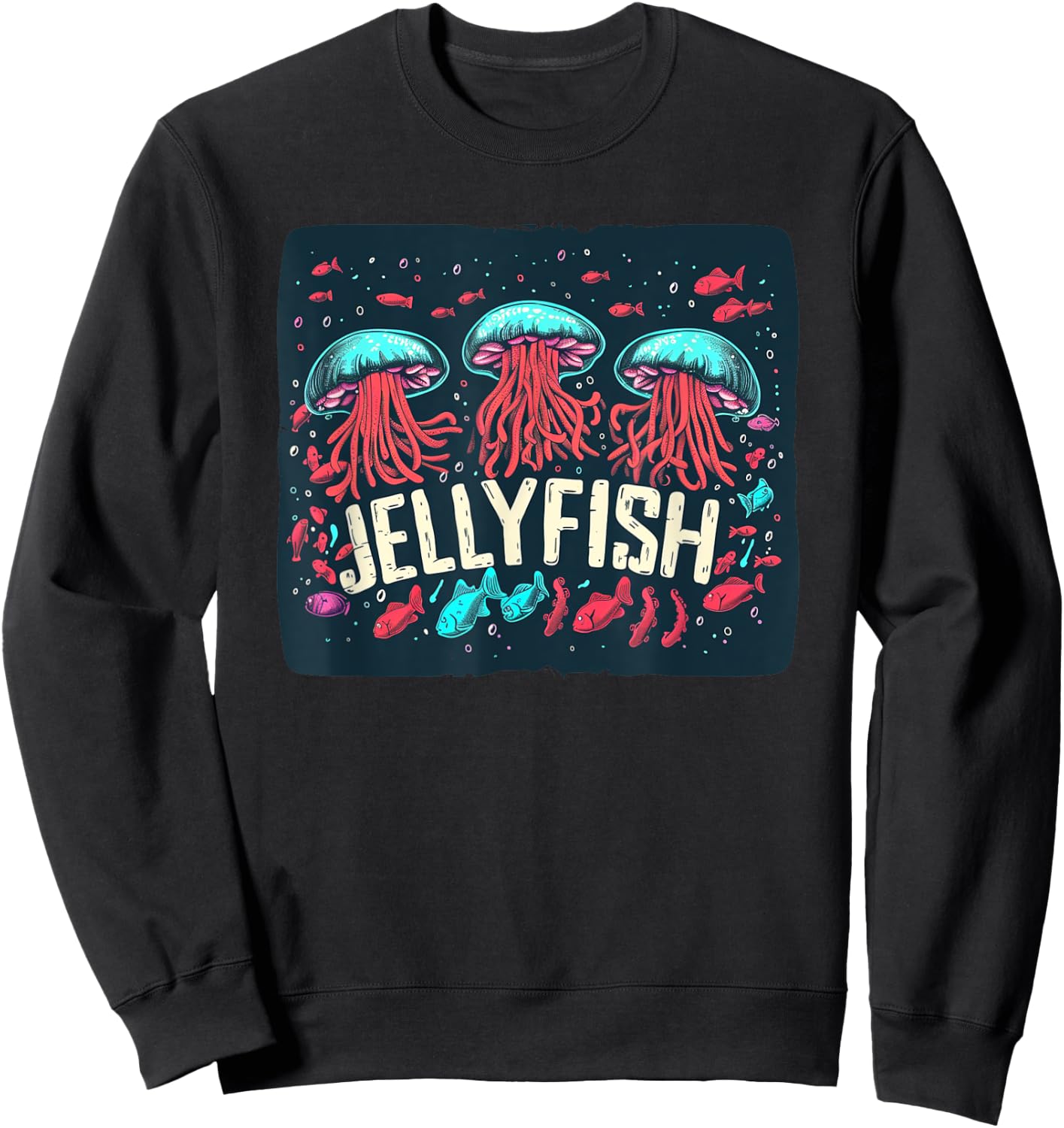 Pretty colorful Jellyfish Costume for Boys and Girls Sweatshirt - Sweatshirt | Black
