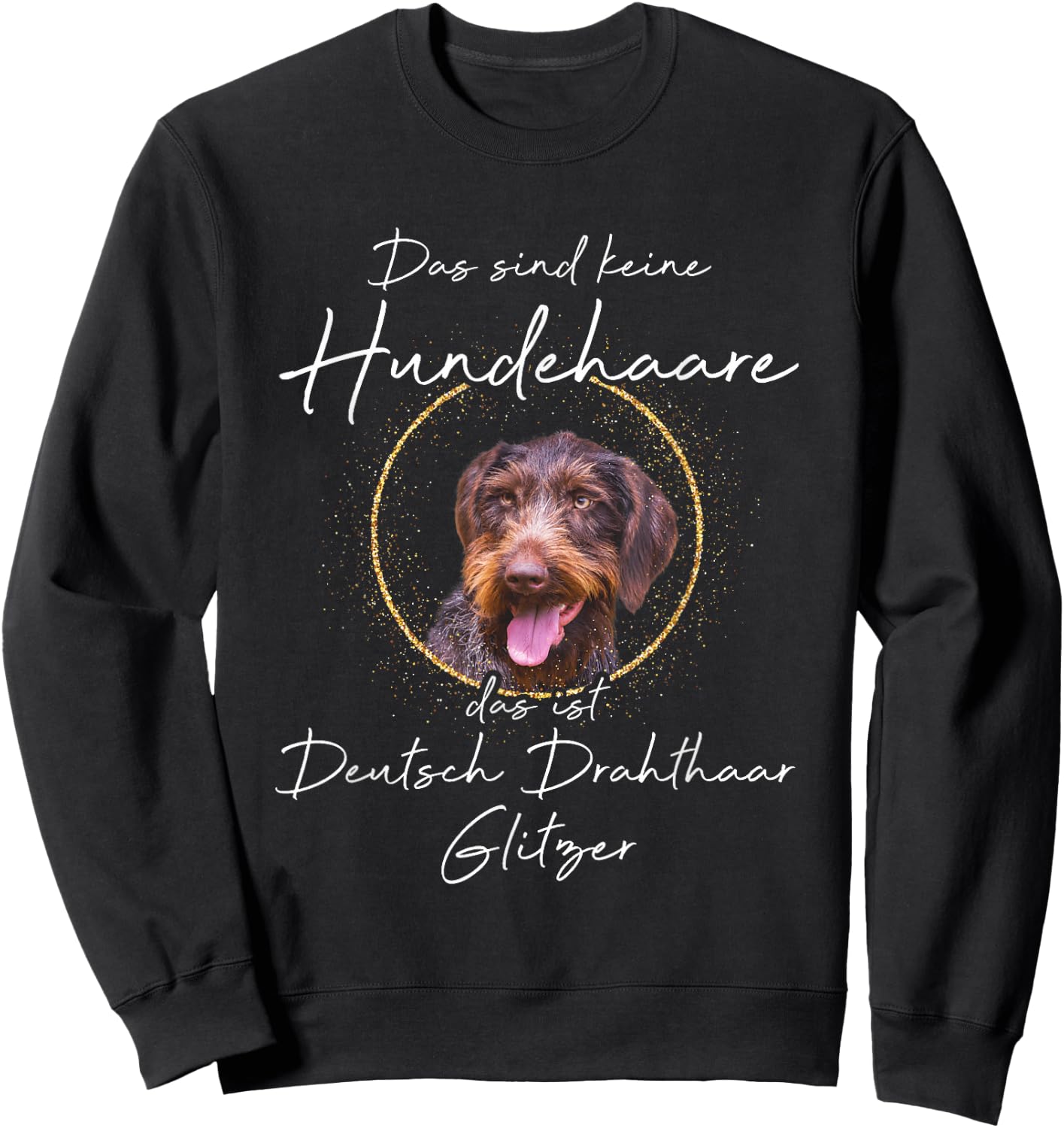 Deutsch Drahthaar Sweatshirt - Sweatshirt | Black