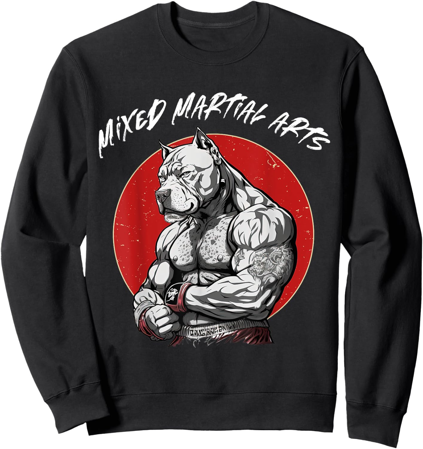 Mixed Martial Arts - Cage Fighter Free Fighting Sweatshirt - Sweatshirt | Black