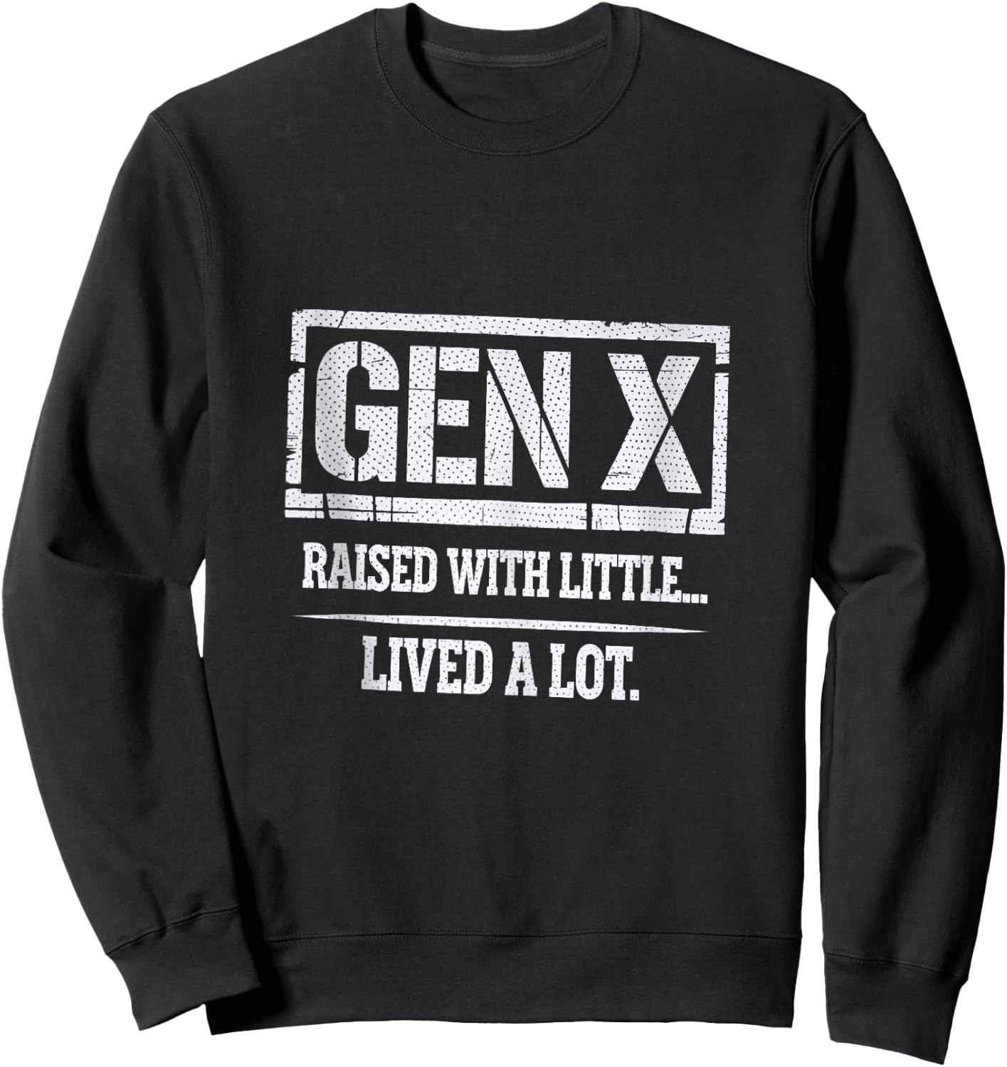 gens Shirt genx gen x Shirts gen x t Shirt Women Sweatshirt - Sweatshirt | Black