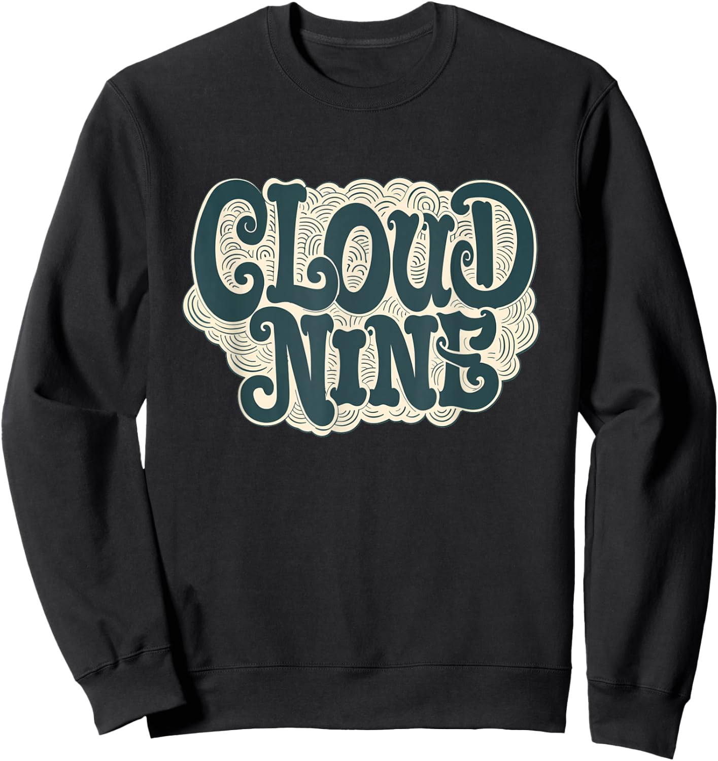 Pretty Cloud nine Costume for Adults and Kids Sweatshirt - Sweatshirt | Black