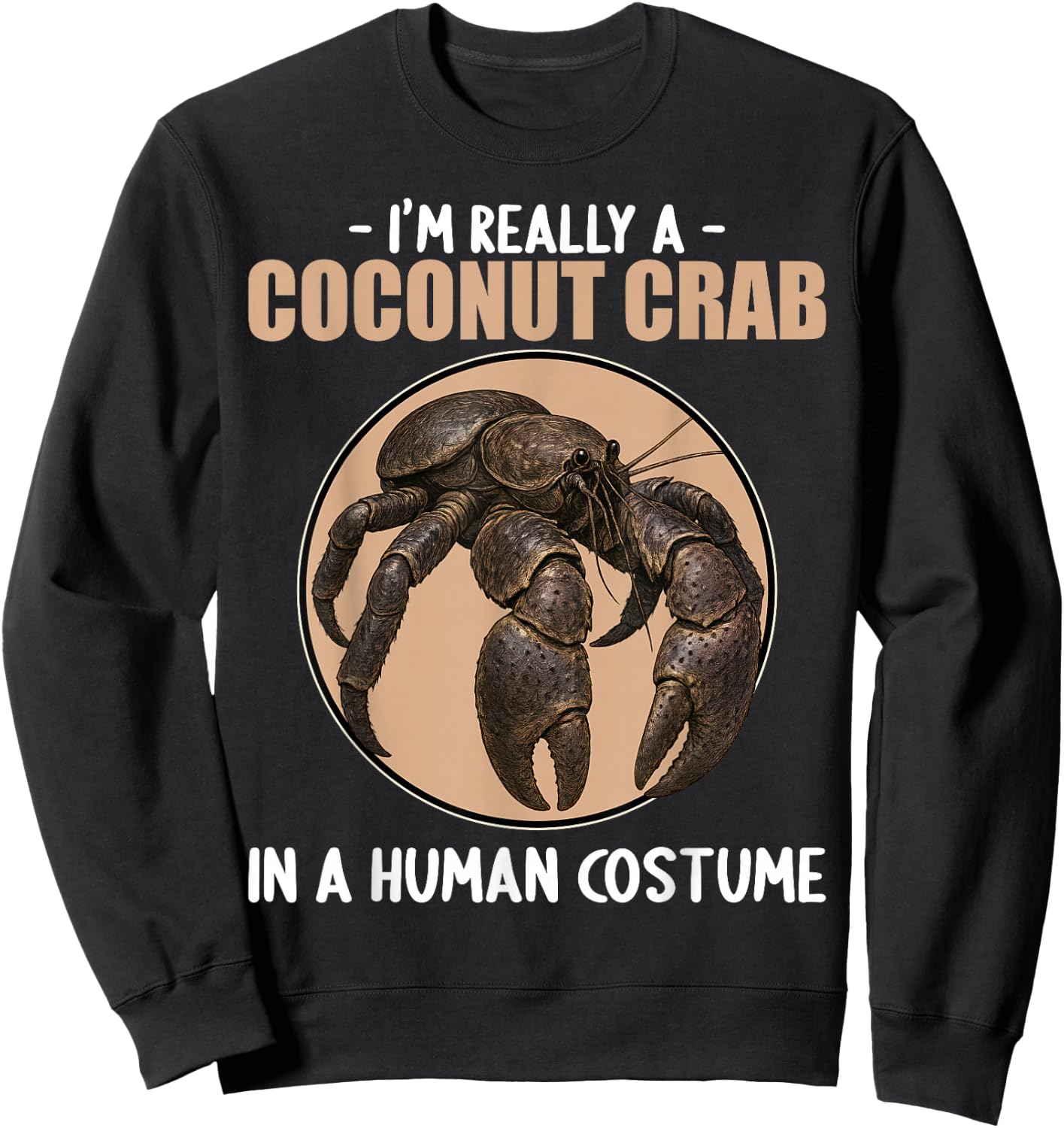 Coconut Crabs Coconut Crab Sweatshirt - Sweatshirt | Black
