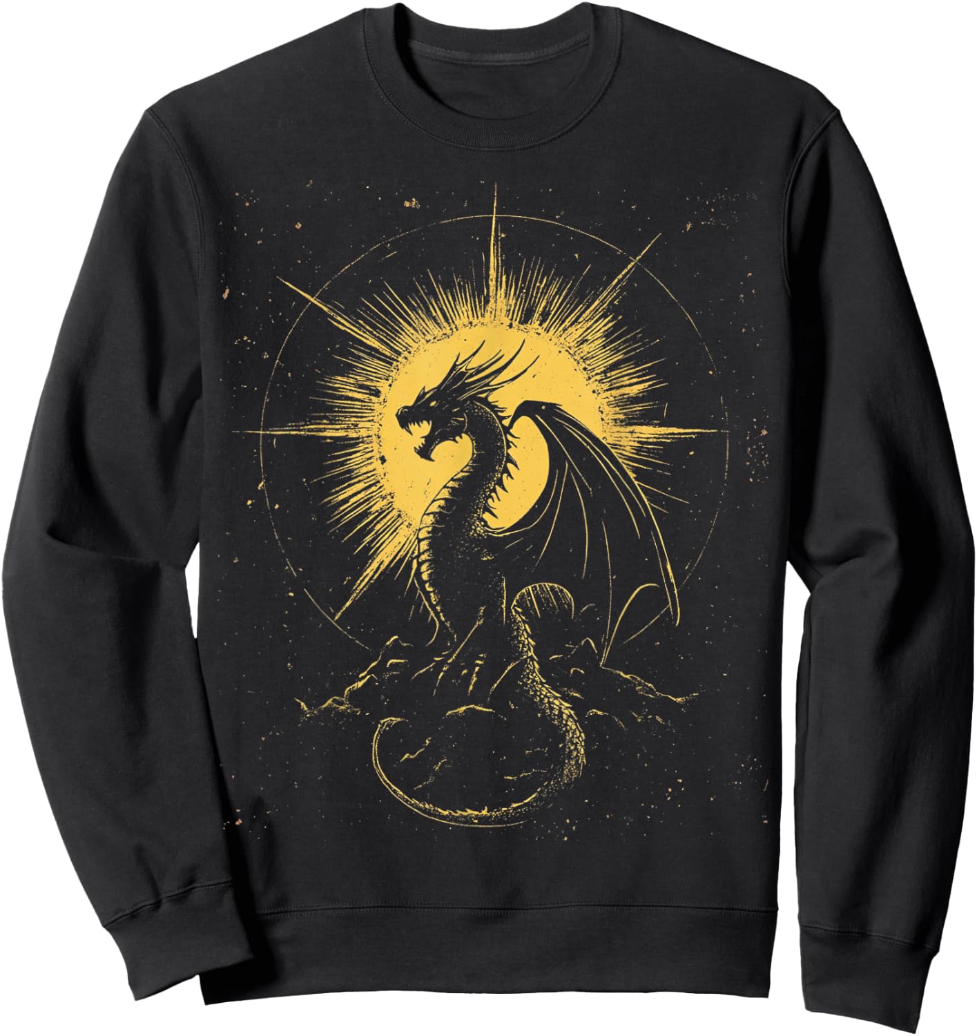 Vintage Dragon Sweatshirt - Sweatshirt | Black