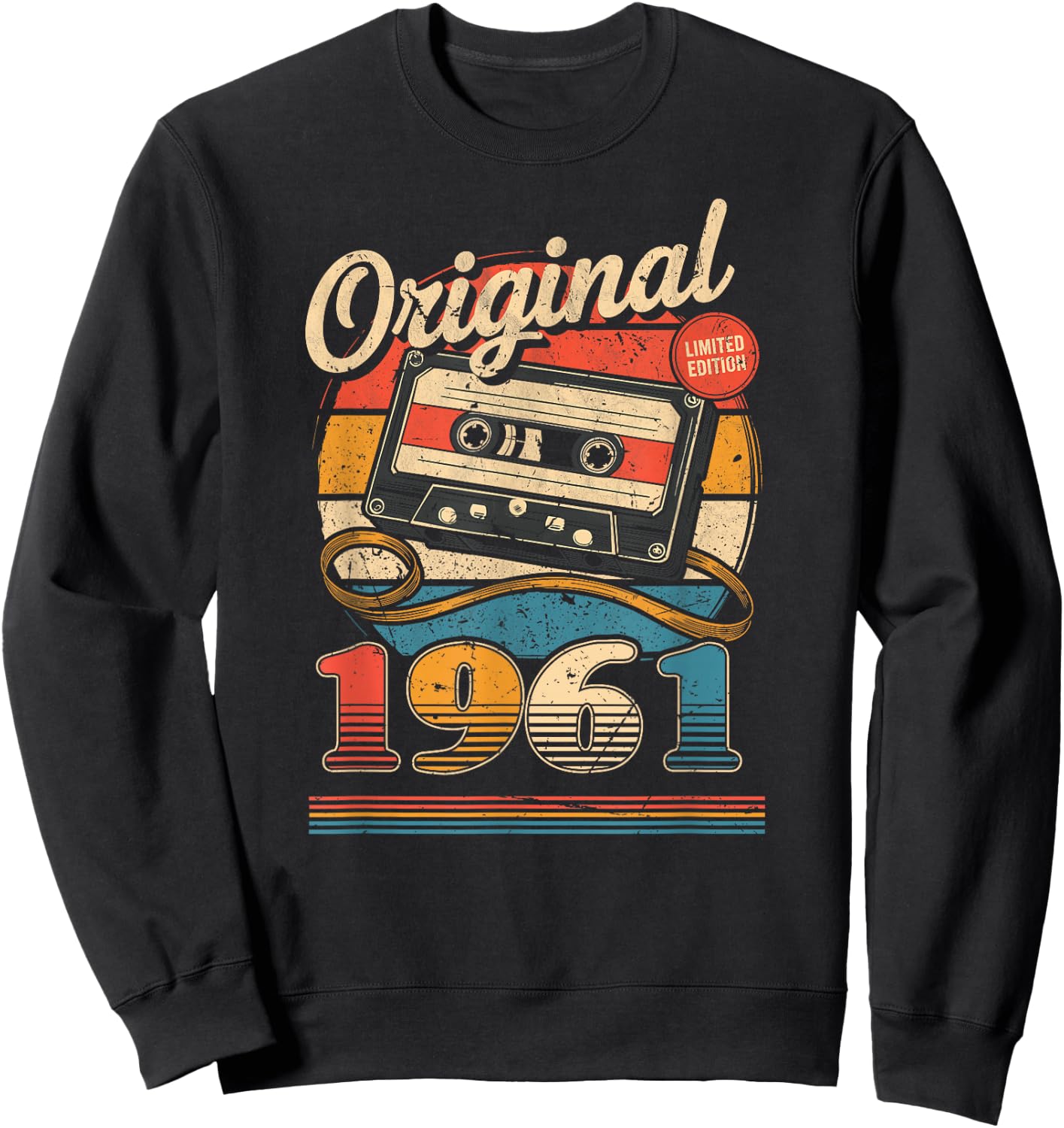 Original 1961 Vintage Birthday 64 Years Women Sweatshirt - Sweatshirt | Black