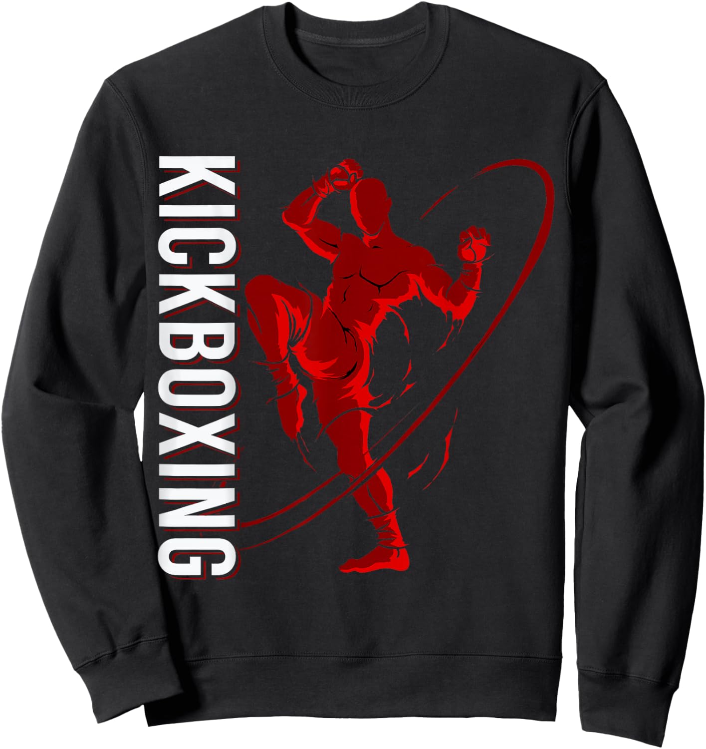 Kickboxer Martial Arts Kickboxing , black Sweatshirt - Sweatshirt | Black