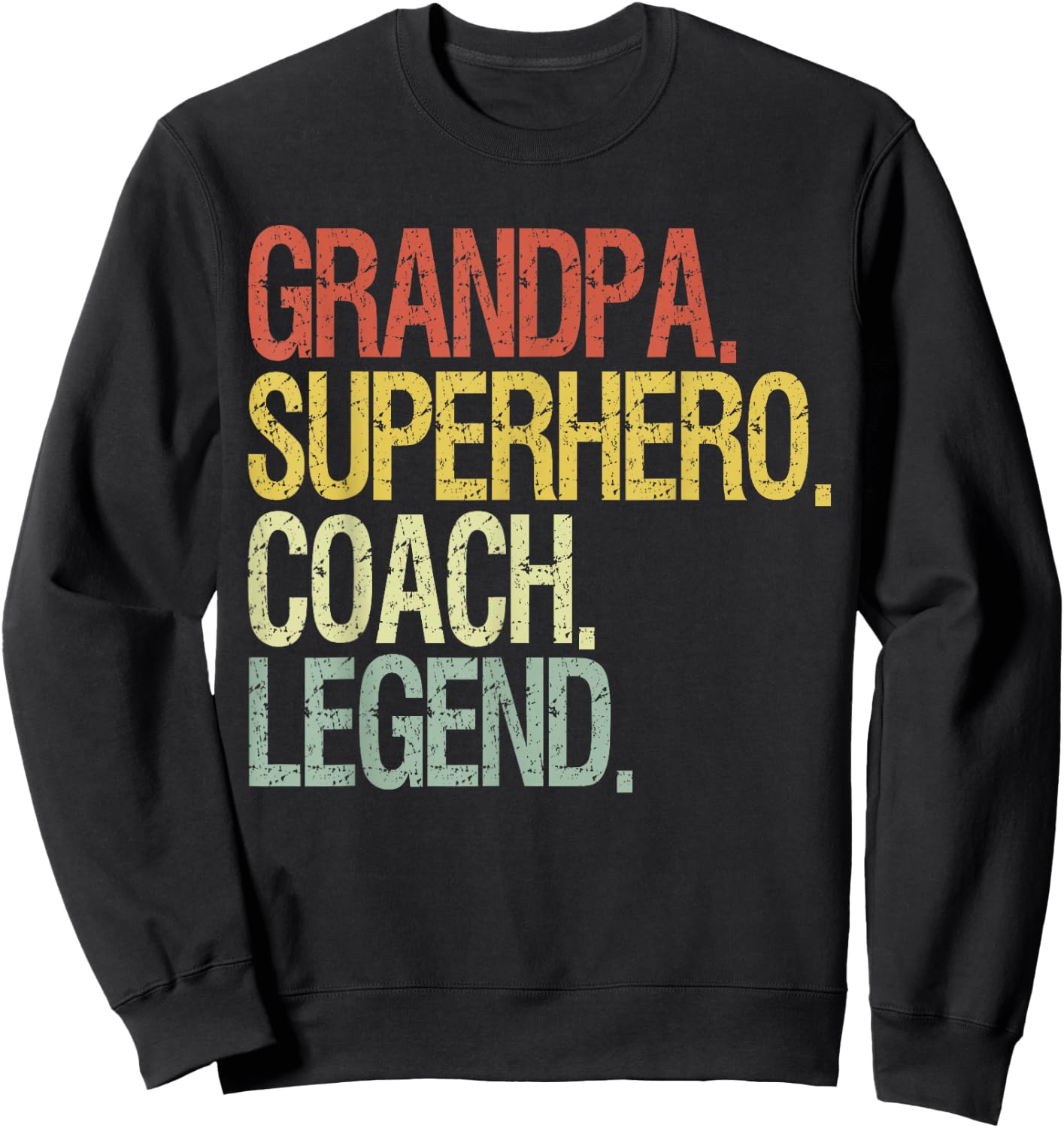 Grandpa coach Sweatshirt - Sweatshirt | Black